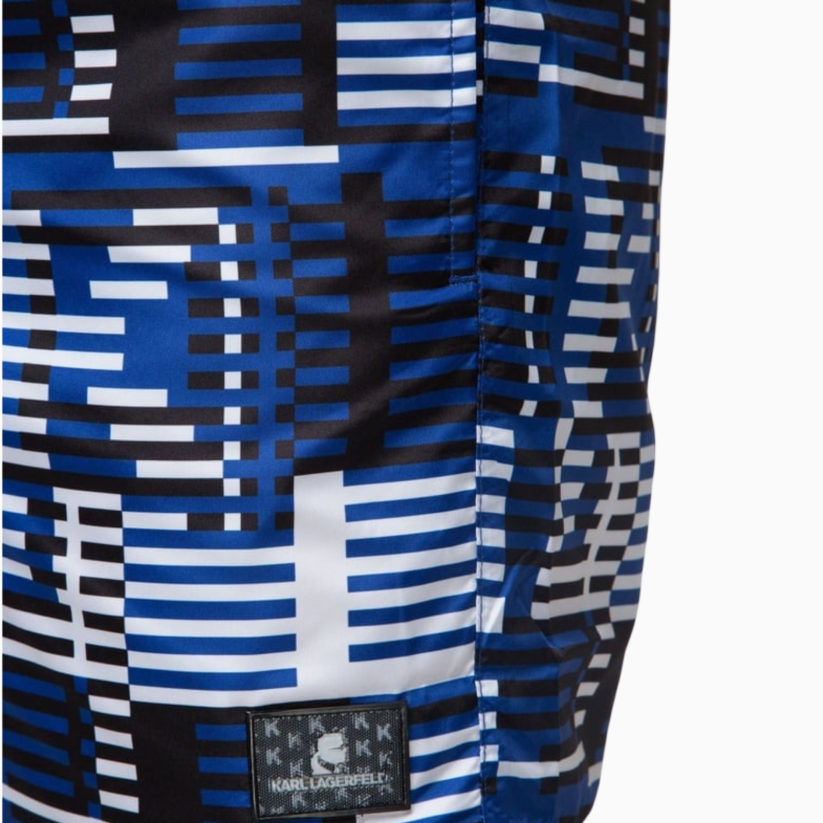 Мъжки сини бански Karl Lagerfeld Swimwear KL20MBM11 NAVY Close-Up