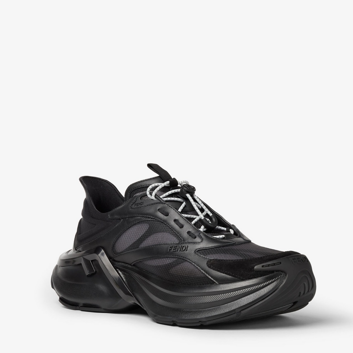 Fendi F-Light Sneakers 7E1846AYFPF08M4 Lateral View