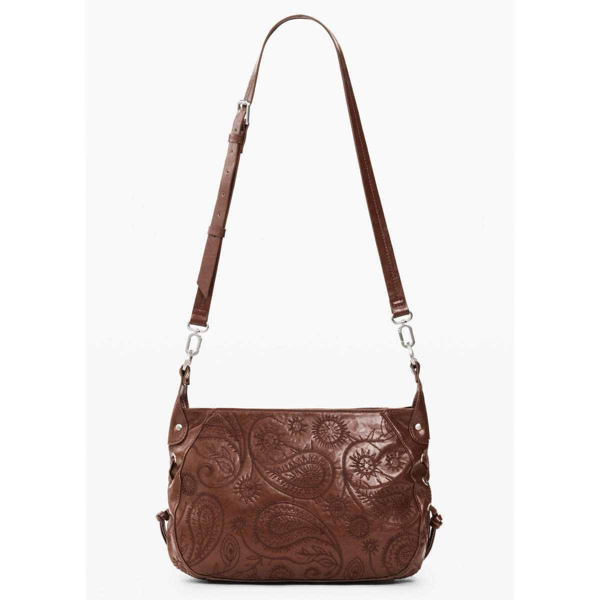 Дамска кафява чанта Desigual Women Shoulder Bag 26WAXP90 6011 Back View