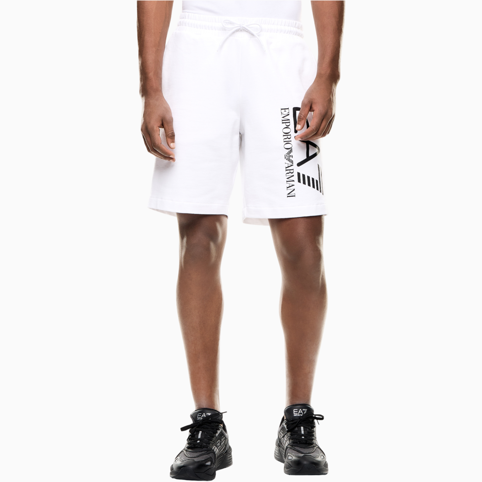 Мъжки бели къси панталони EA7 Emporio Armani Men Shorts 7M001414 AF22266 U0002 Front View