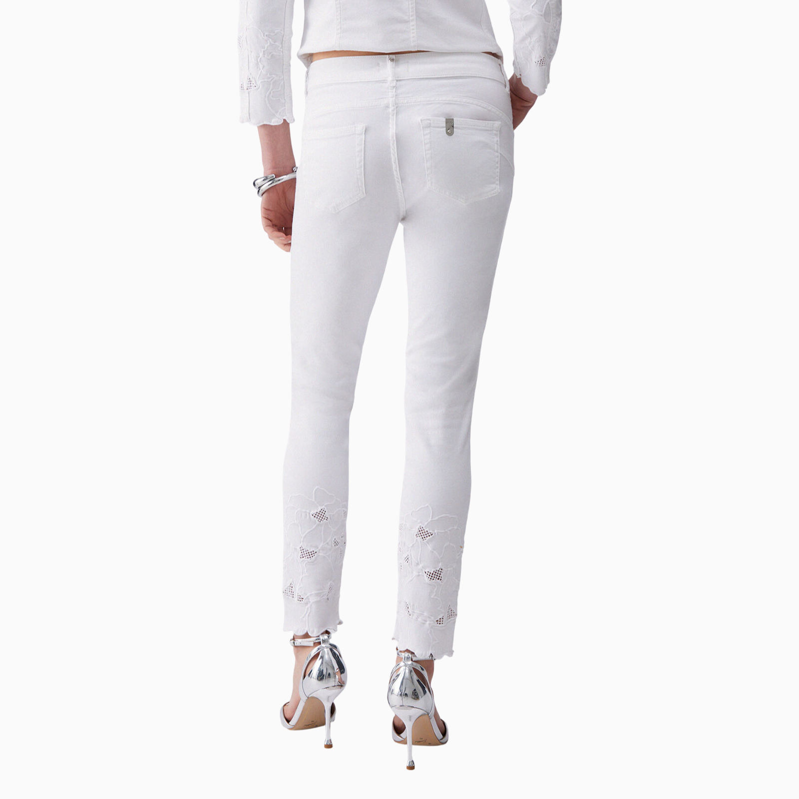 Дамски бели дънки Liu Jo Women Jeans WA6260 T367A P9255 Back View