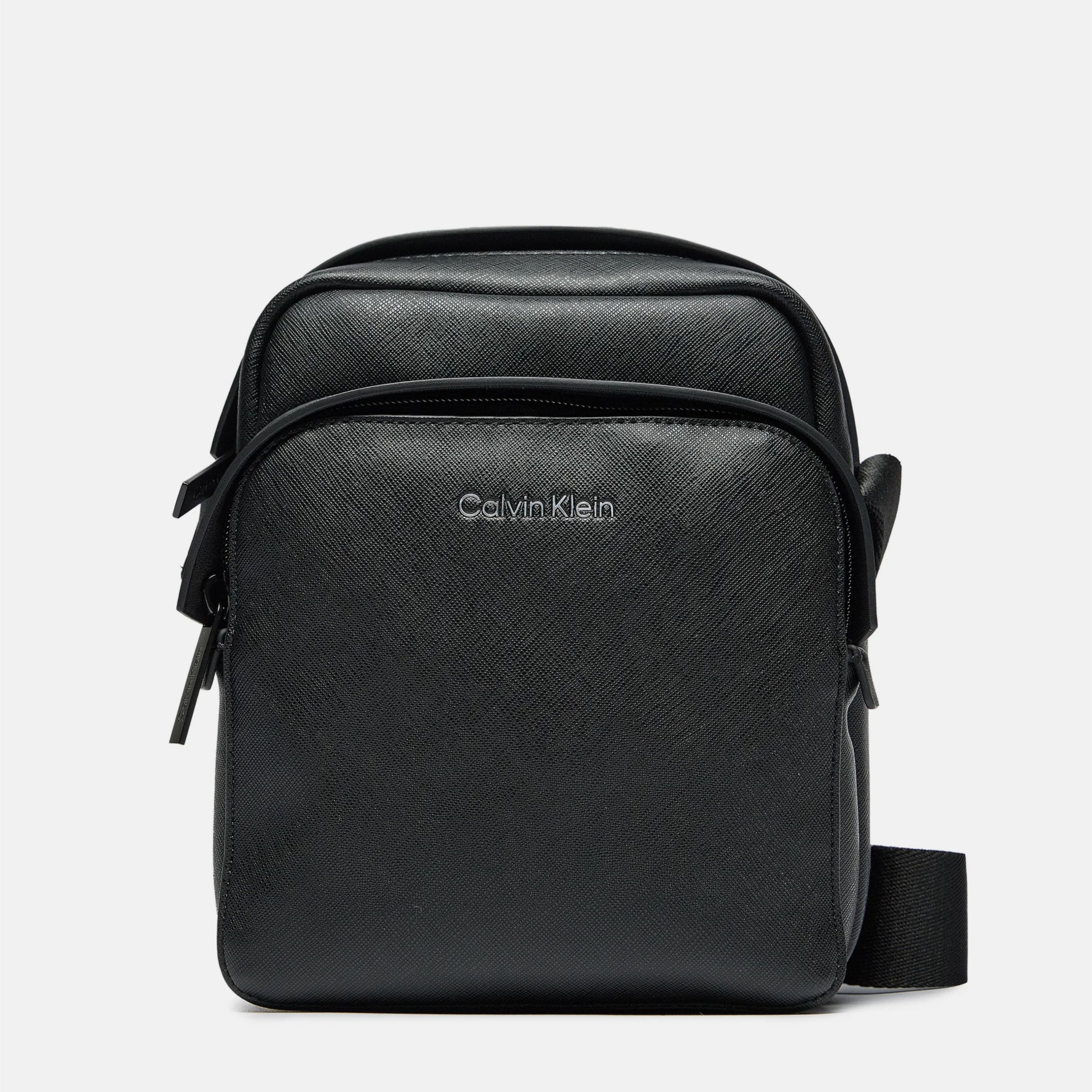 Мъжка чанта Men’s crossbody reporter bag Calvin Klein K50K511863 Black Front view