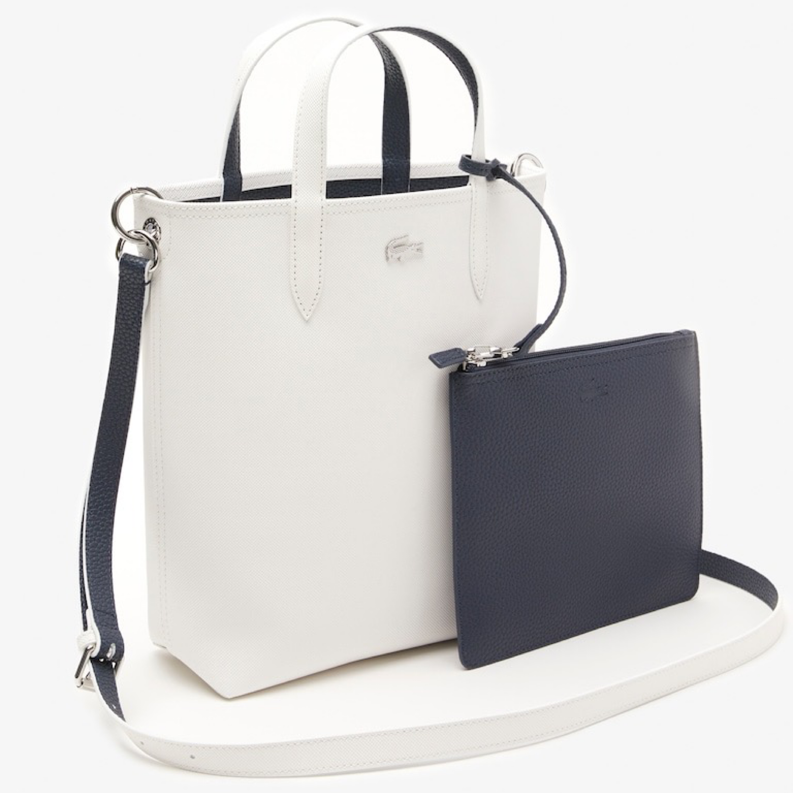 Дамска чанта Lacoste Women Reversible Tote and Pouch Bag NF2991AA Side View