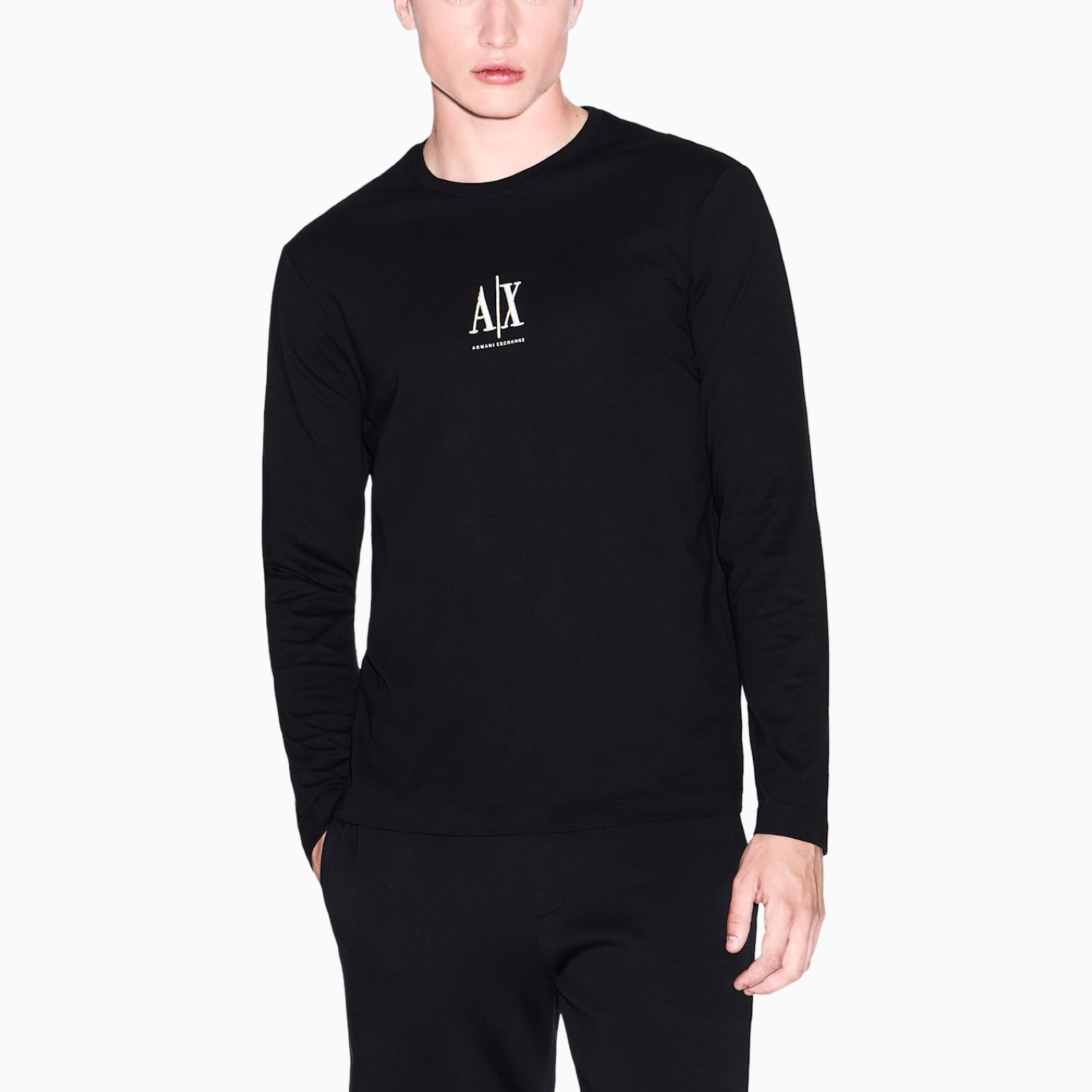 Мъжка блуза Armani Exchange Men Long Sleeve T-shirt XM000364 AF12308 UC001 Front View