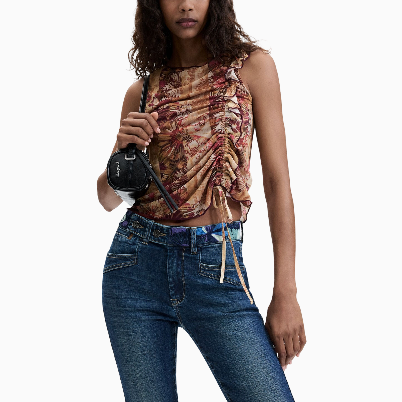 Дамски дънки Desigual Women Jeans 26WWDD21 5053 Close-Up