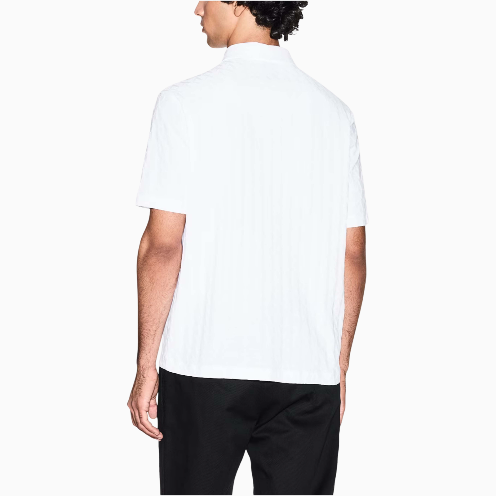 Мъжка бяла поло Armani Exchange Men Polo XM001292 AF10337 U0002 Back View