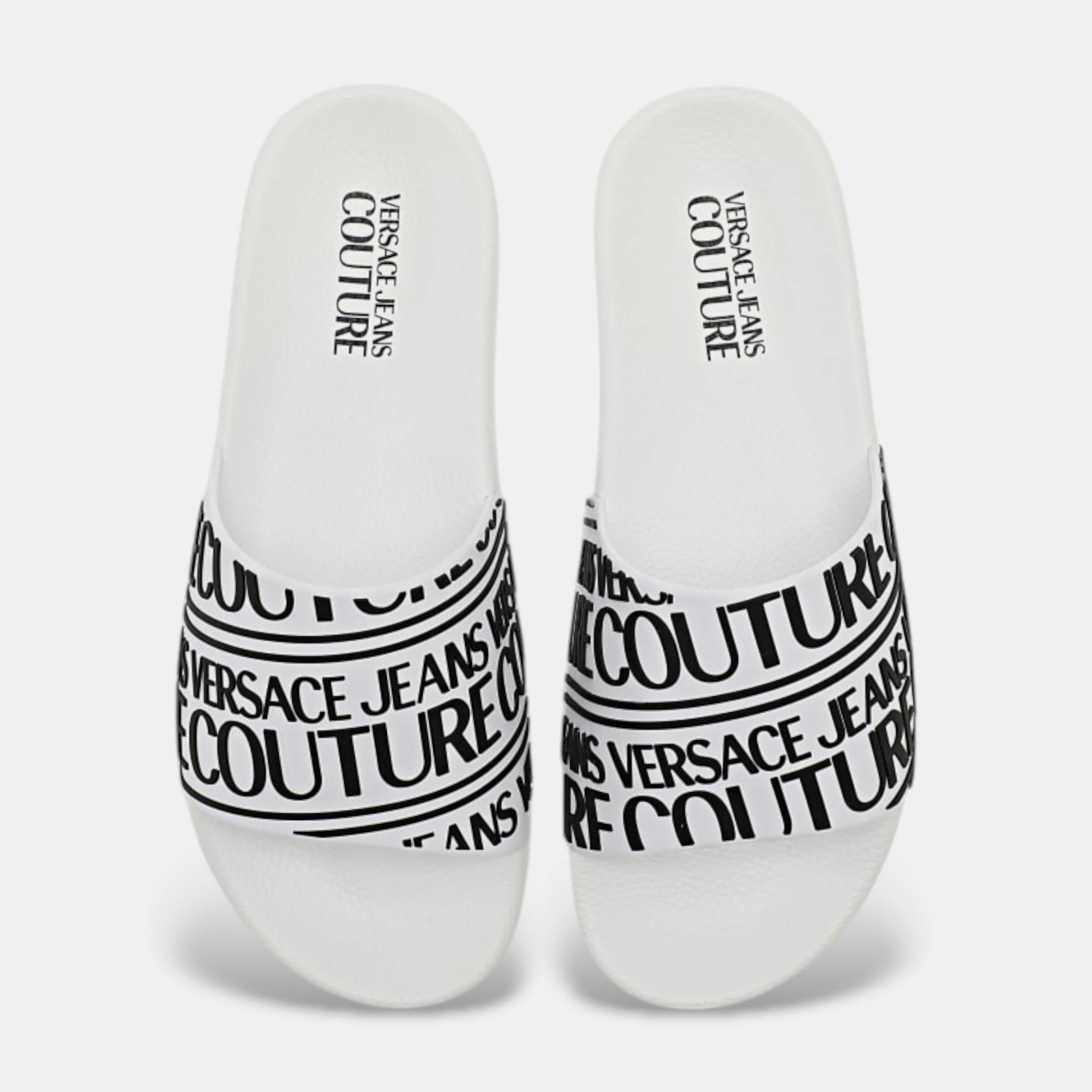 Мъжки чехли Men's slippers Versace Jeans Couture 78YA3SQ1 71352 003 White too view