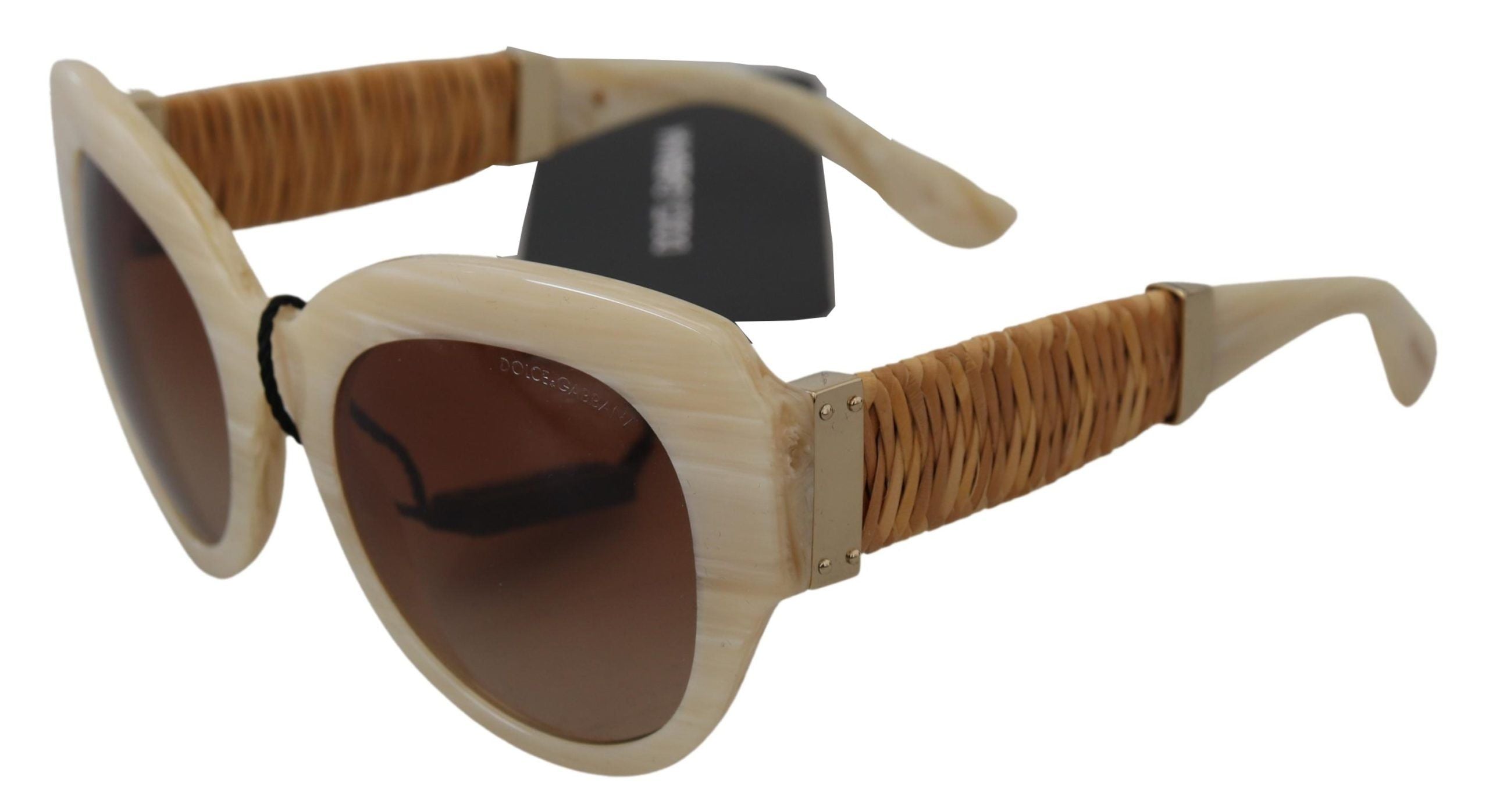 Дамски слънчеви очила Dolce &amp; Gabbana Beige Chic с ацетат