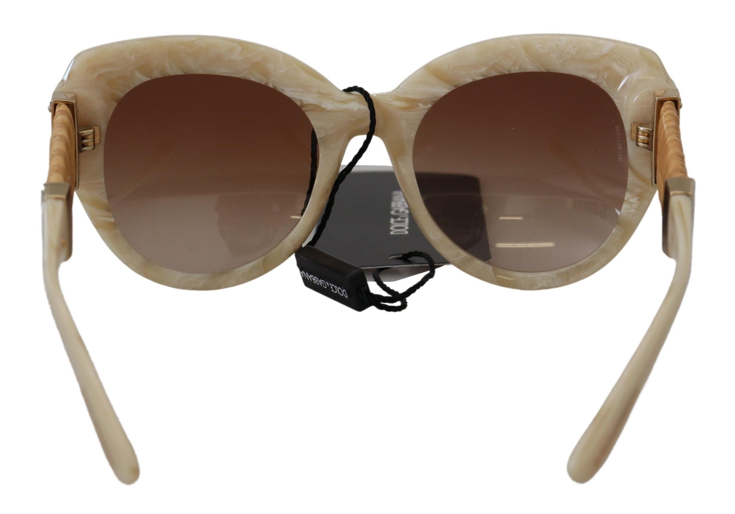 Дамски слънчеви очила Dolce &amp; Gabbana Beige Chic с ацетат