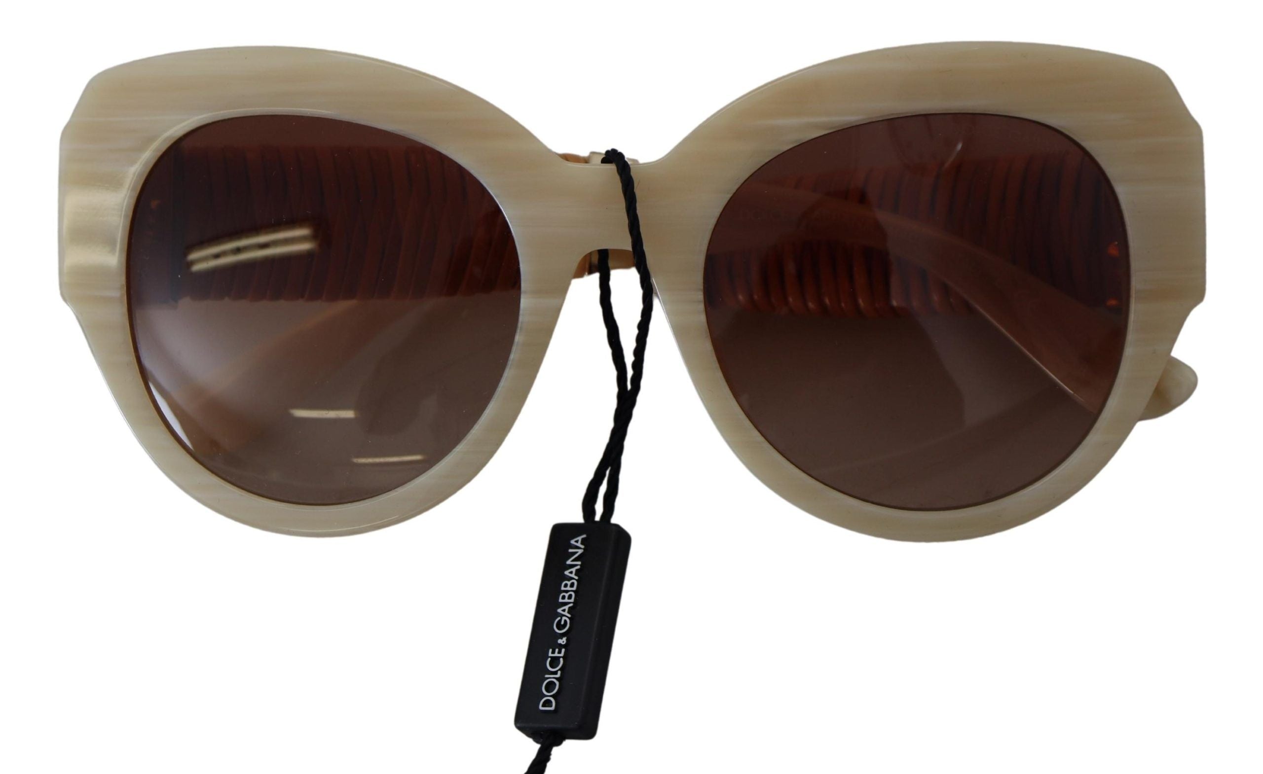 Дамски слънчеви очила Dolce &amp; Gabbana Beige Chic с ацетат