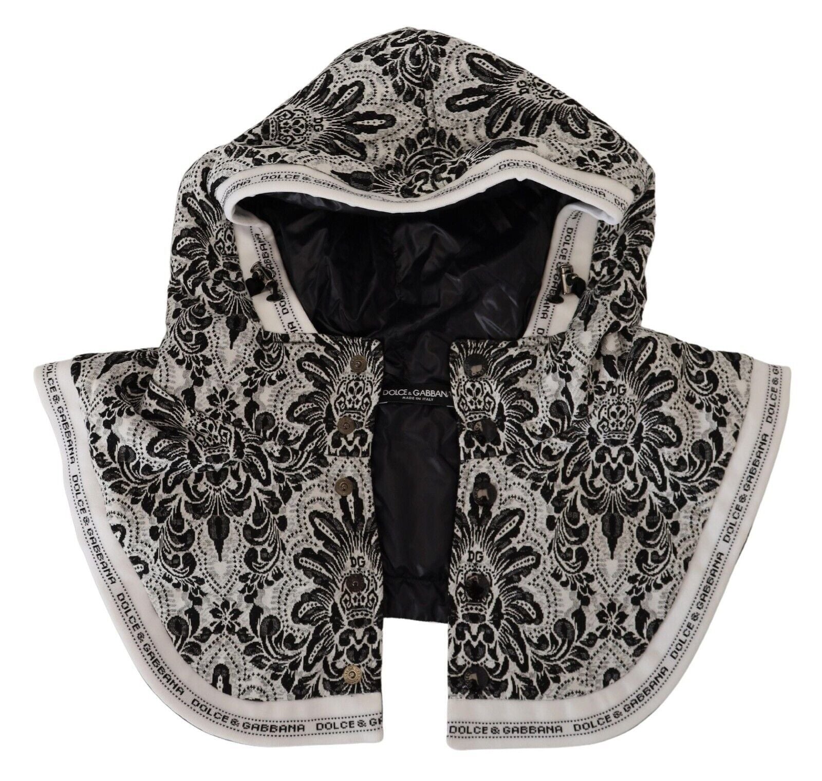 Dolce &amp; Gabbana Елегантна памучна флорална шапка с цяла глава