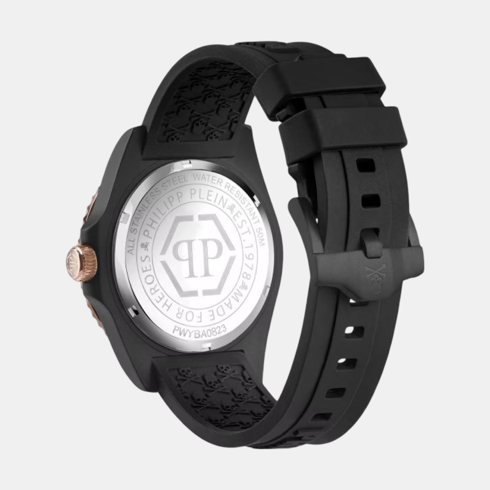 Мъжки часовник Philipp Plein GMT-I Challenger Hyper Sport Men Watch PWYBA0823 Back View