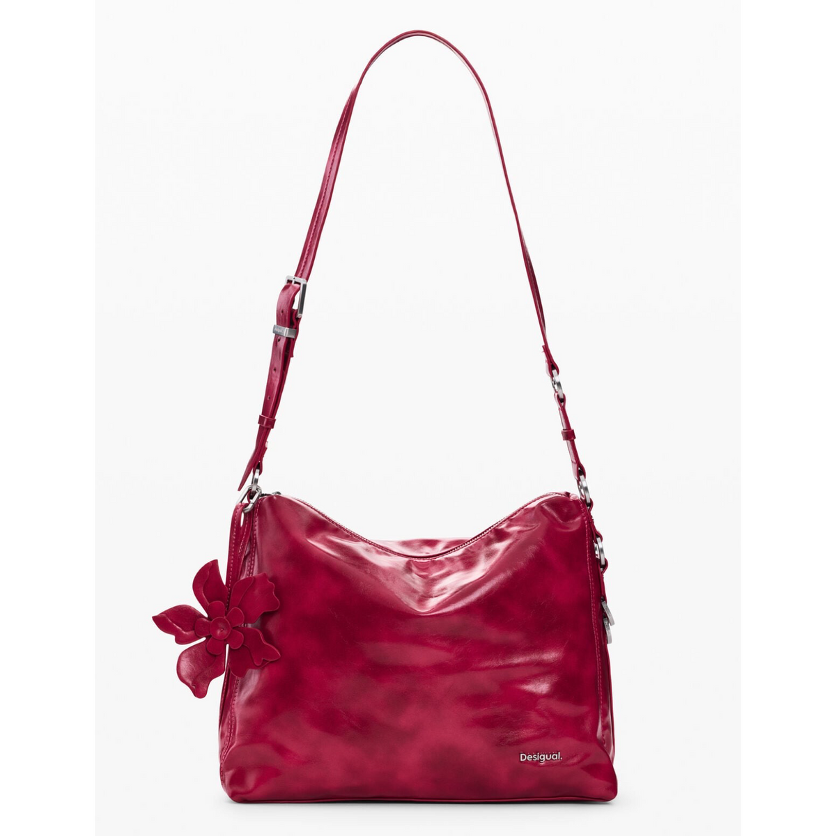 Дамска червена чанта Desigual Women Shoulder Bag 26WAXP67 3026 Front View