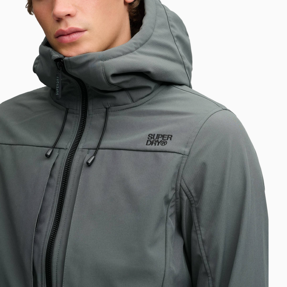 Мъжко яке Superdry Hood Borg Trekker Jacket M5012448A Close-Up