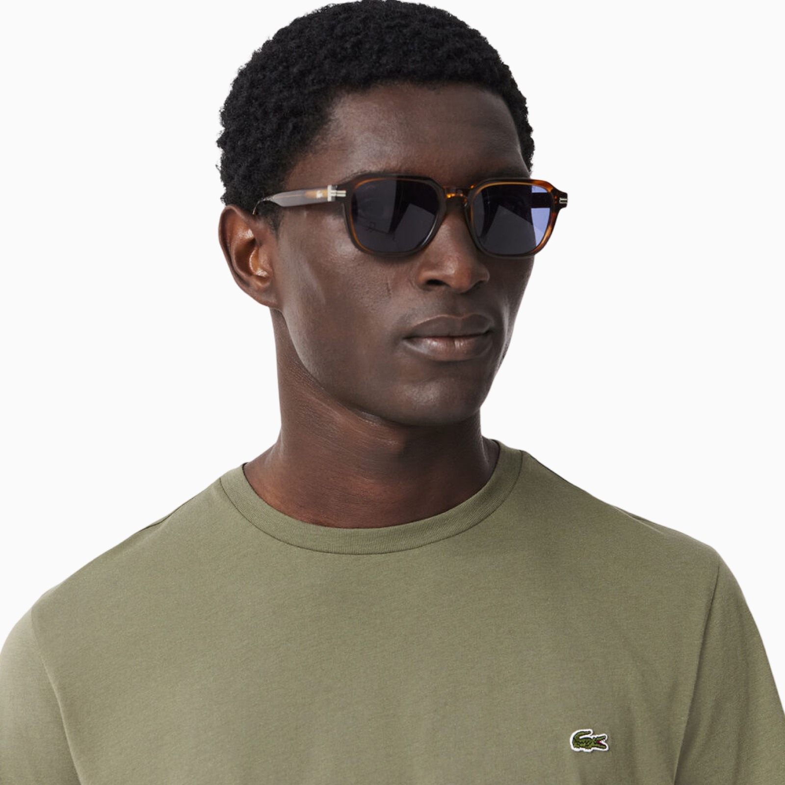 Мъжка тениска Lacoste Men T-shirt TH6709-00-BMY Close-Uo