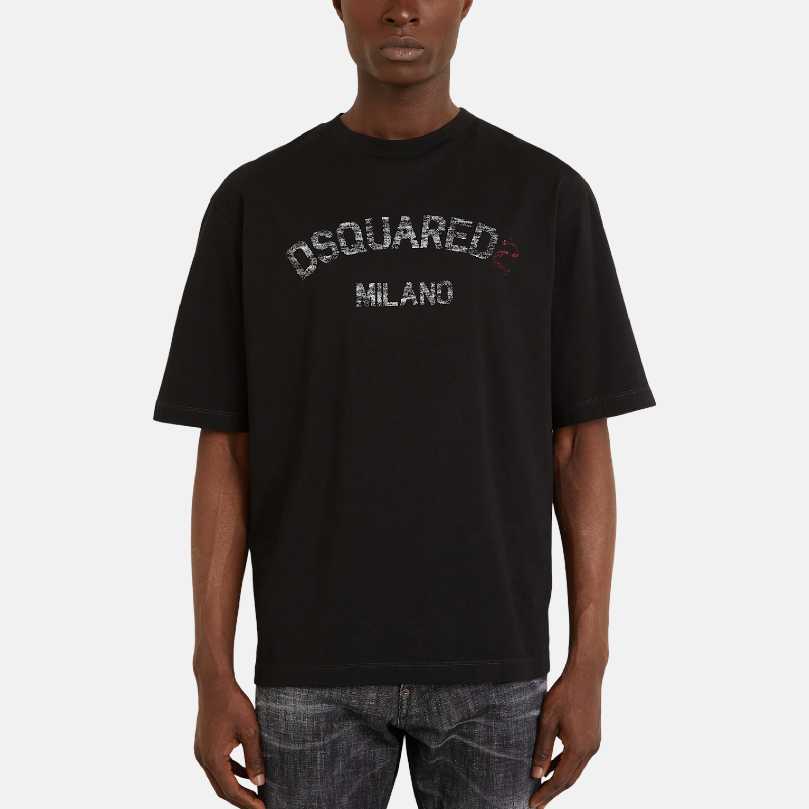 Мъжка черна тениска Dsquared² Men T-Shirt