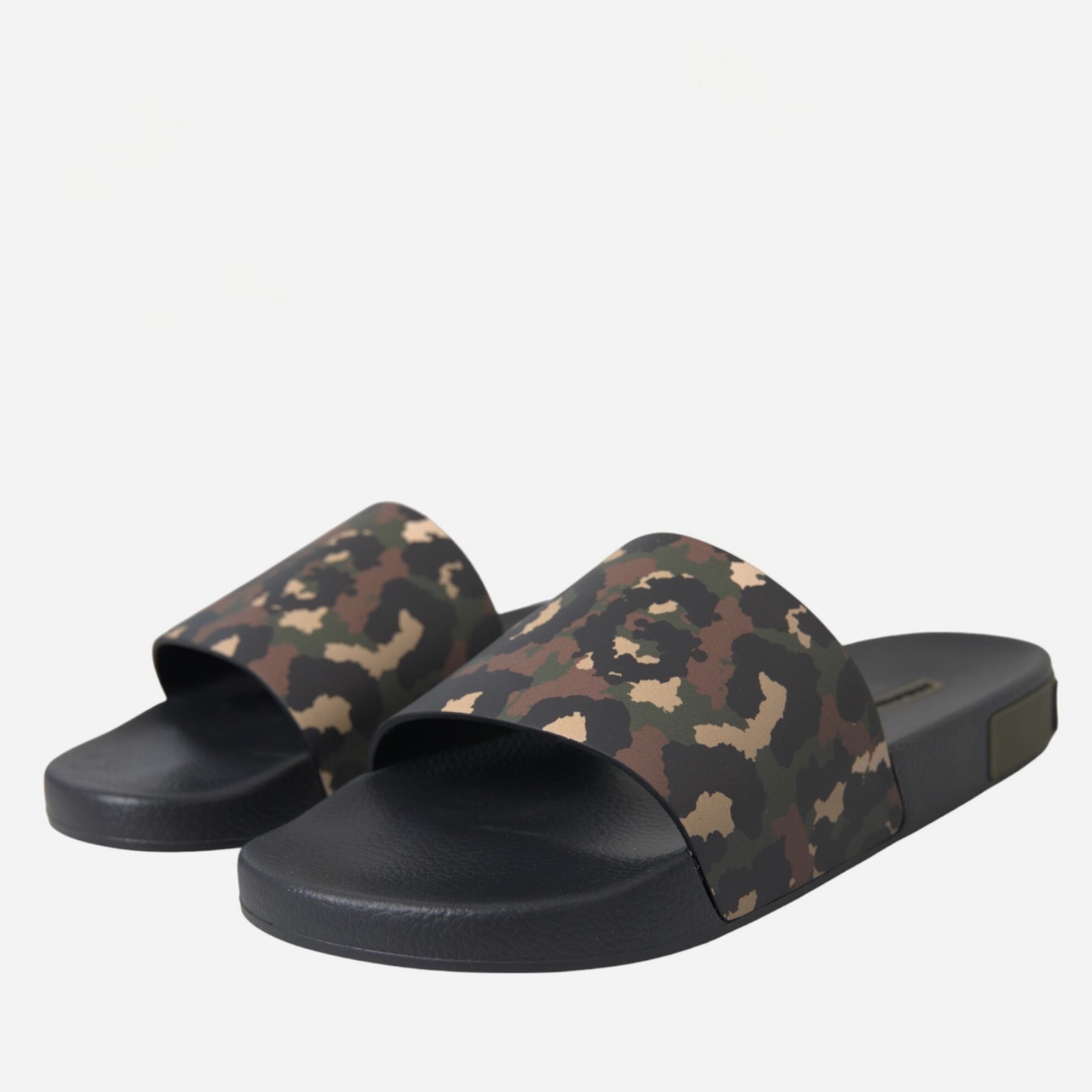 Мъжки луксозни чехли джапанки Dolce & Gabbana Camouflage Men Slippers
