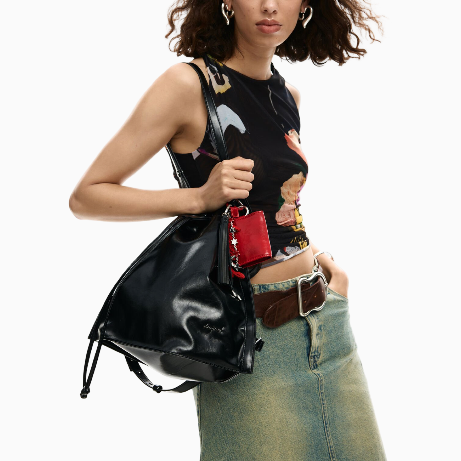 Дамска чанта Desigual Women Rucksack 26SAKP47 2000U Model View