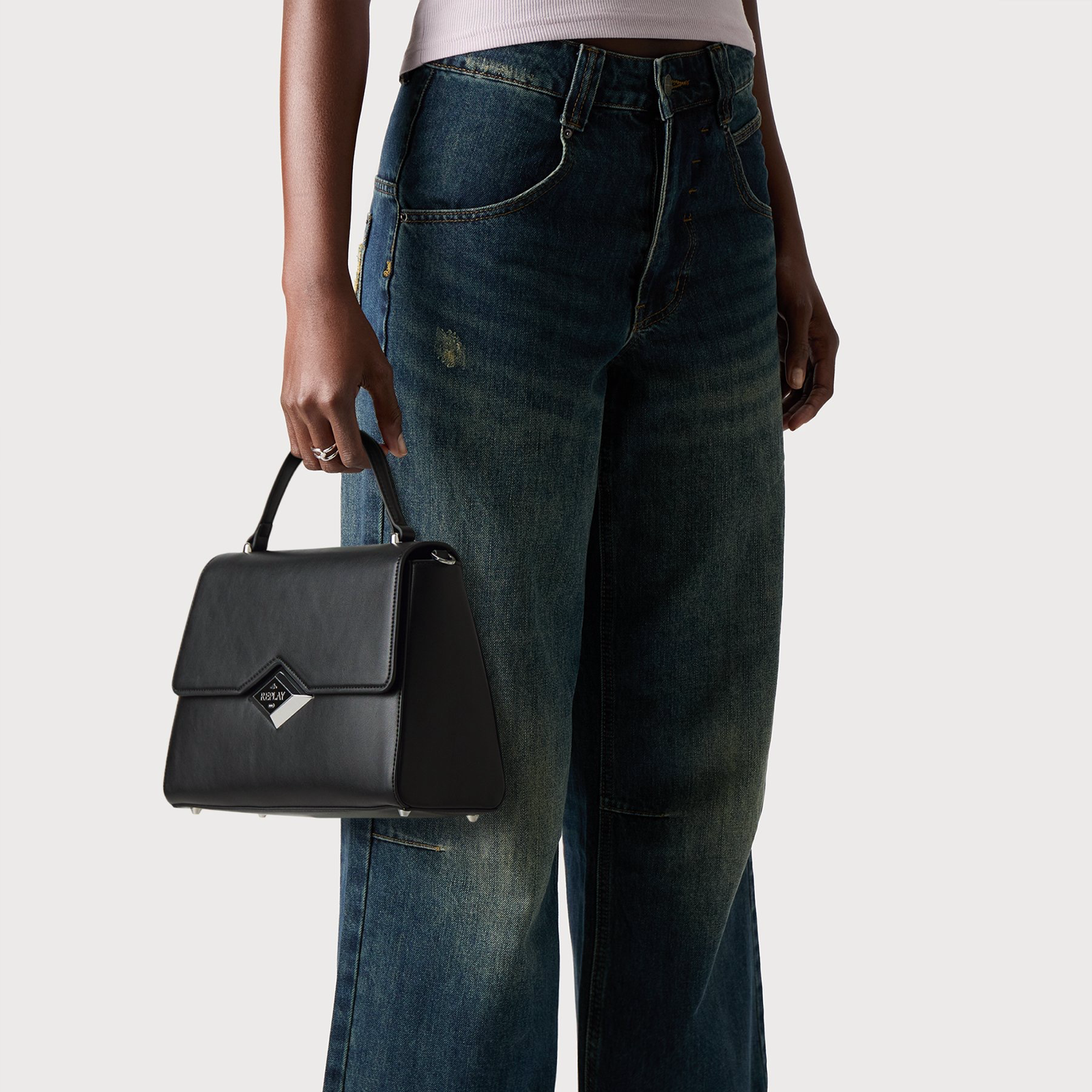 Дамска чанта Replay Sheila Rhombus Women Handbag FW3764.000.A0015G-0098 Hand View