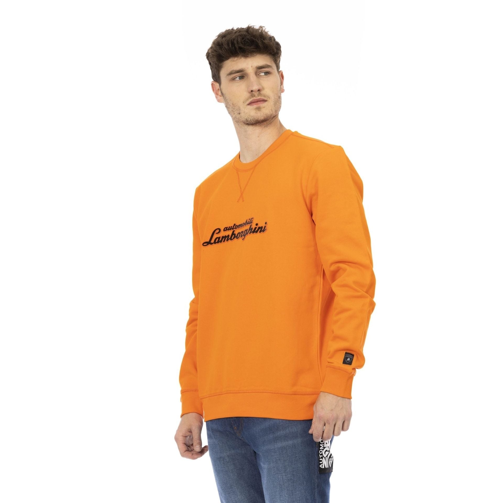 Мъжка блуза Men’s sweatshirt Automobili Lamborghini 72XBI006CJ315 528 ARANCIO side view