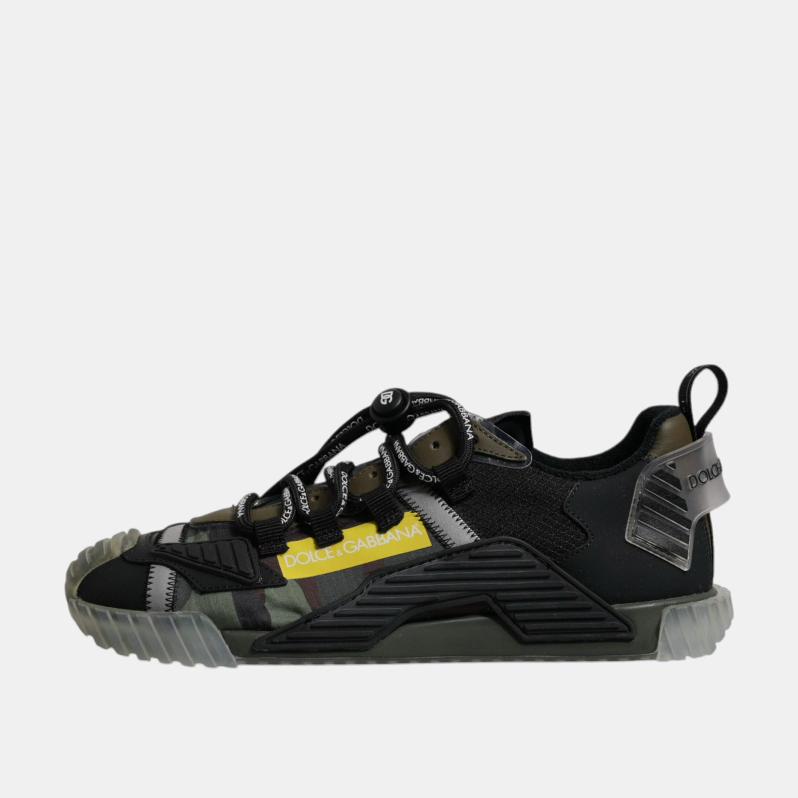 Dolce & Gabbana Camouflage NS1 Women Sneakers Lateral View
