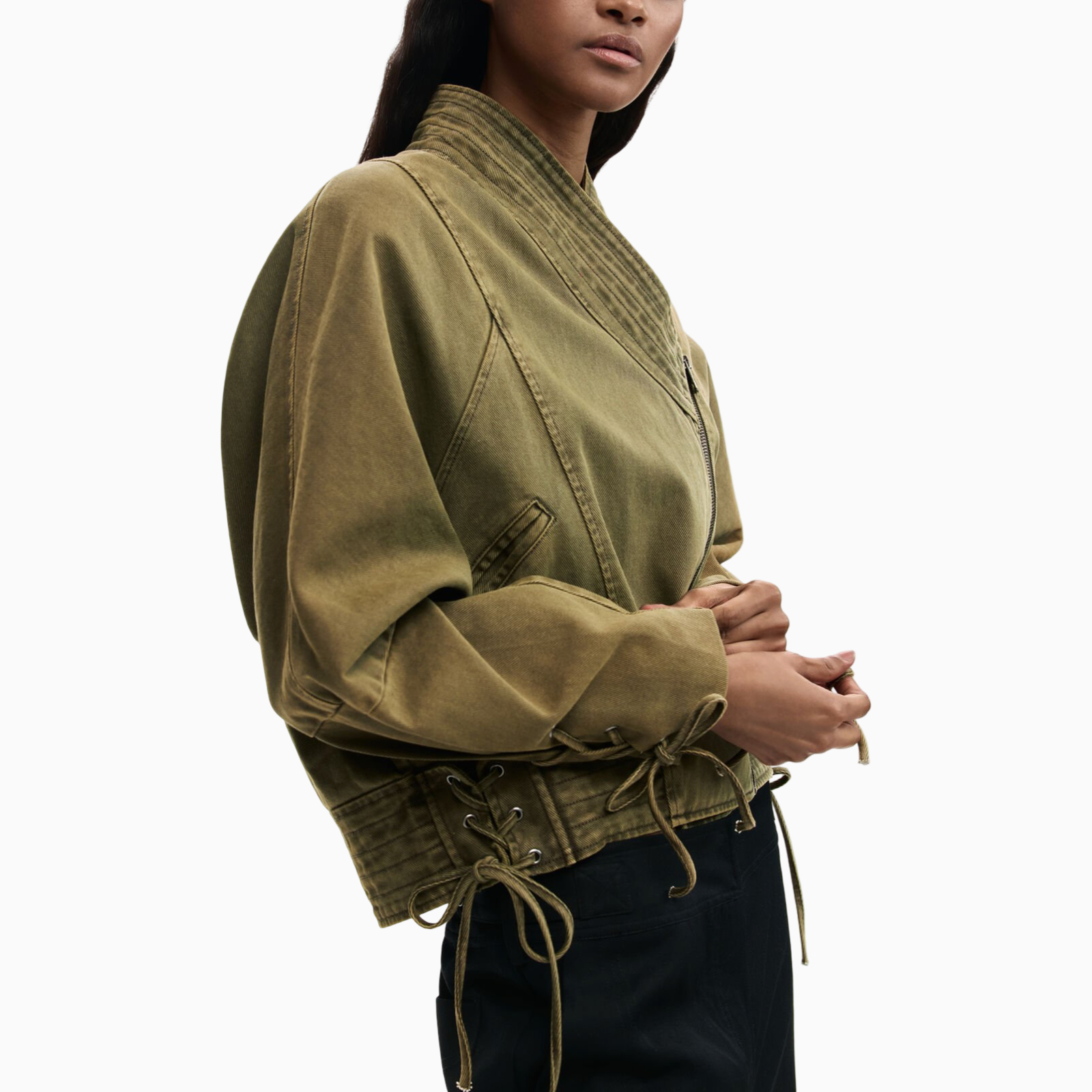 Дамско яке Desigual Women Jacket 26SWEW29 4003 Side View