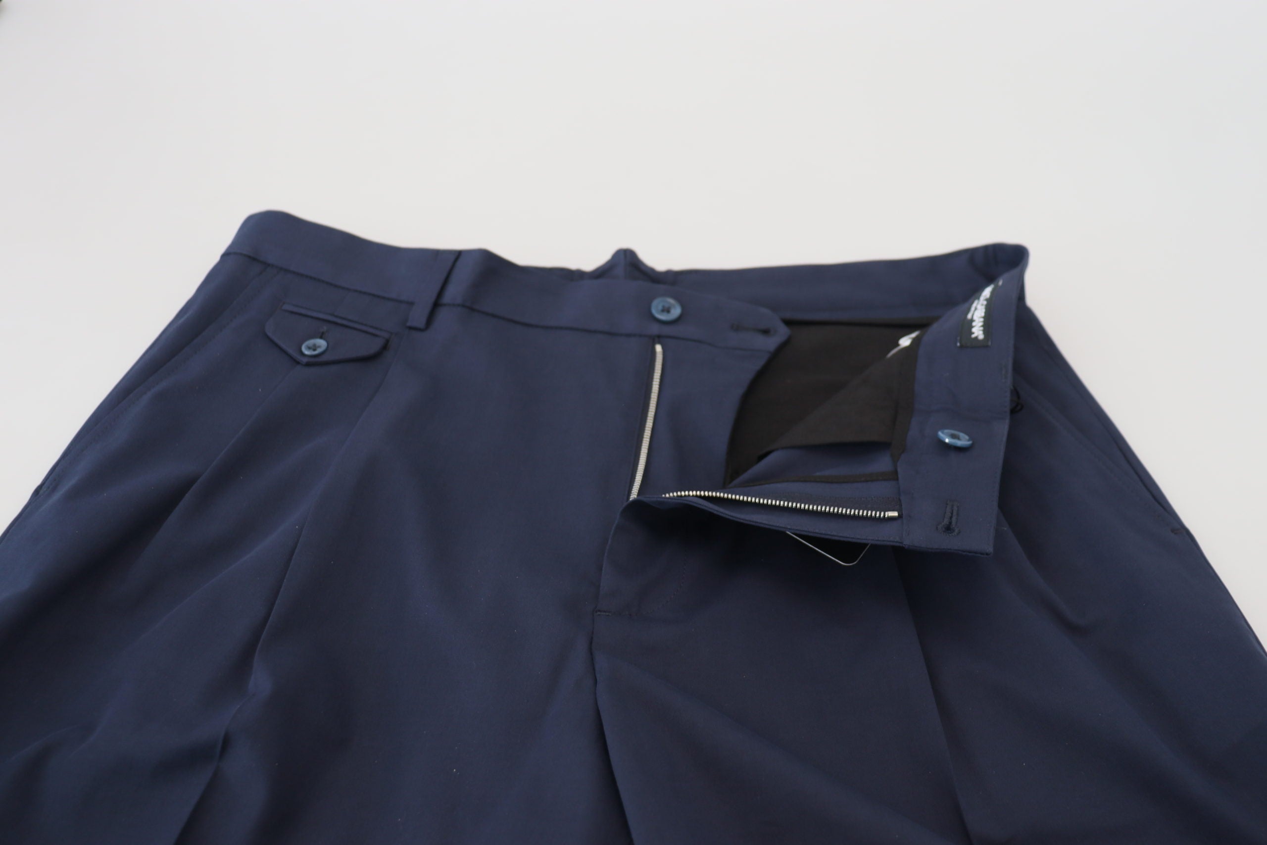 Dolce &amp; Gabbana Елегантни сини къси панталони Chino