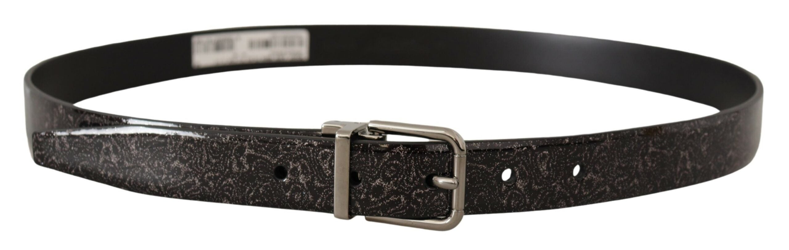 Dolce &amp; Gabbana елегантен кожен колан Grosgrain с метална катарама