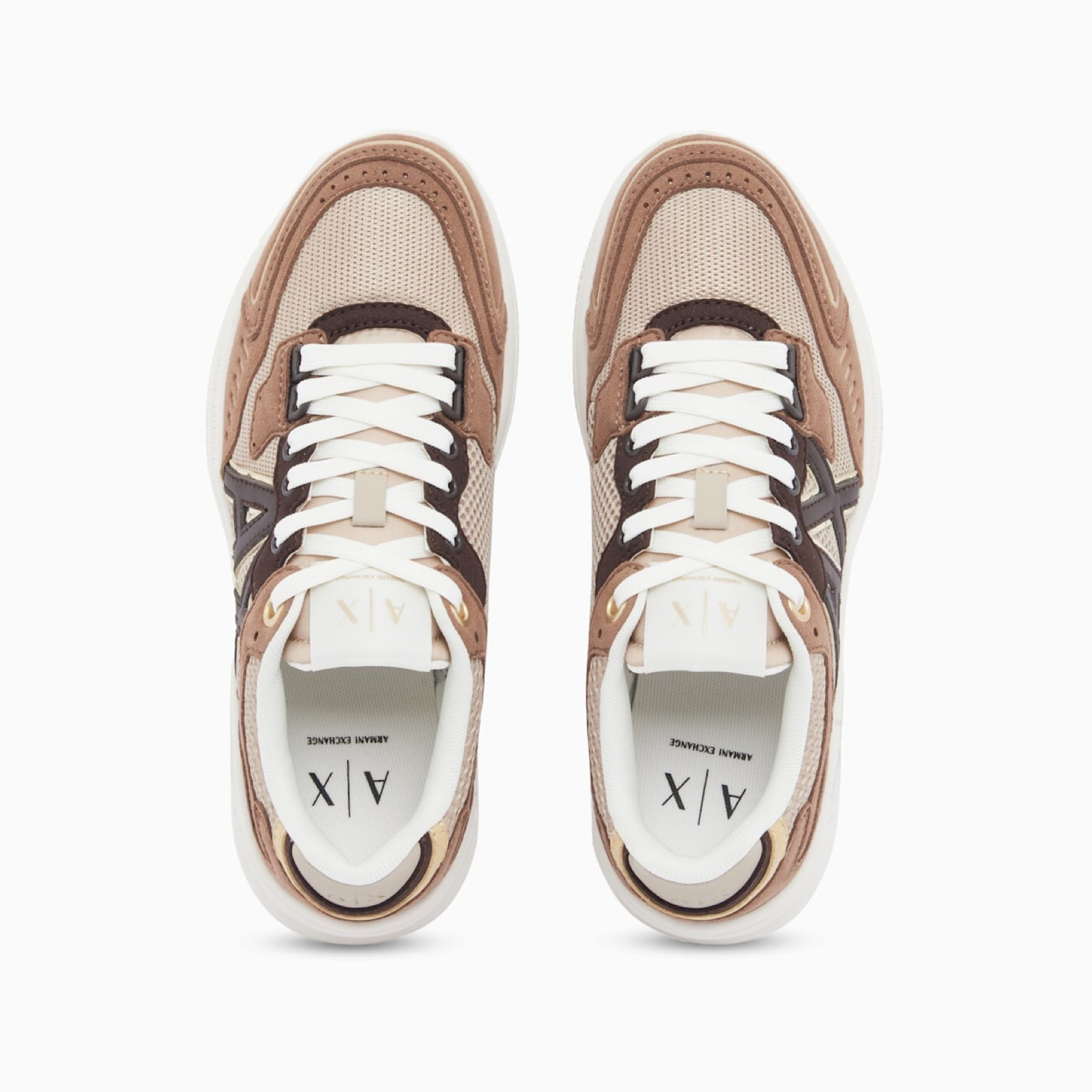Дамски маратонки Armani Exchange Women Sneakers XW002153 AF22757 M6459 Top View