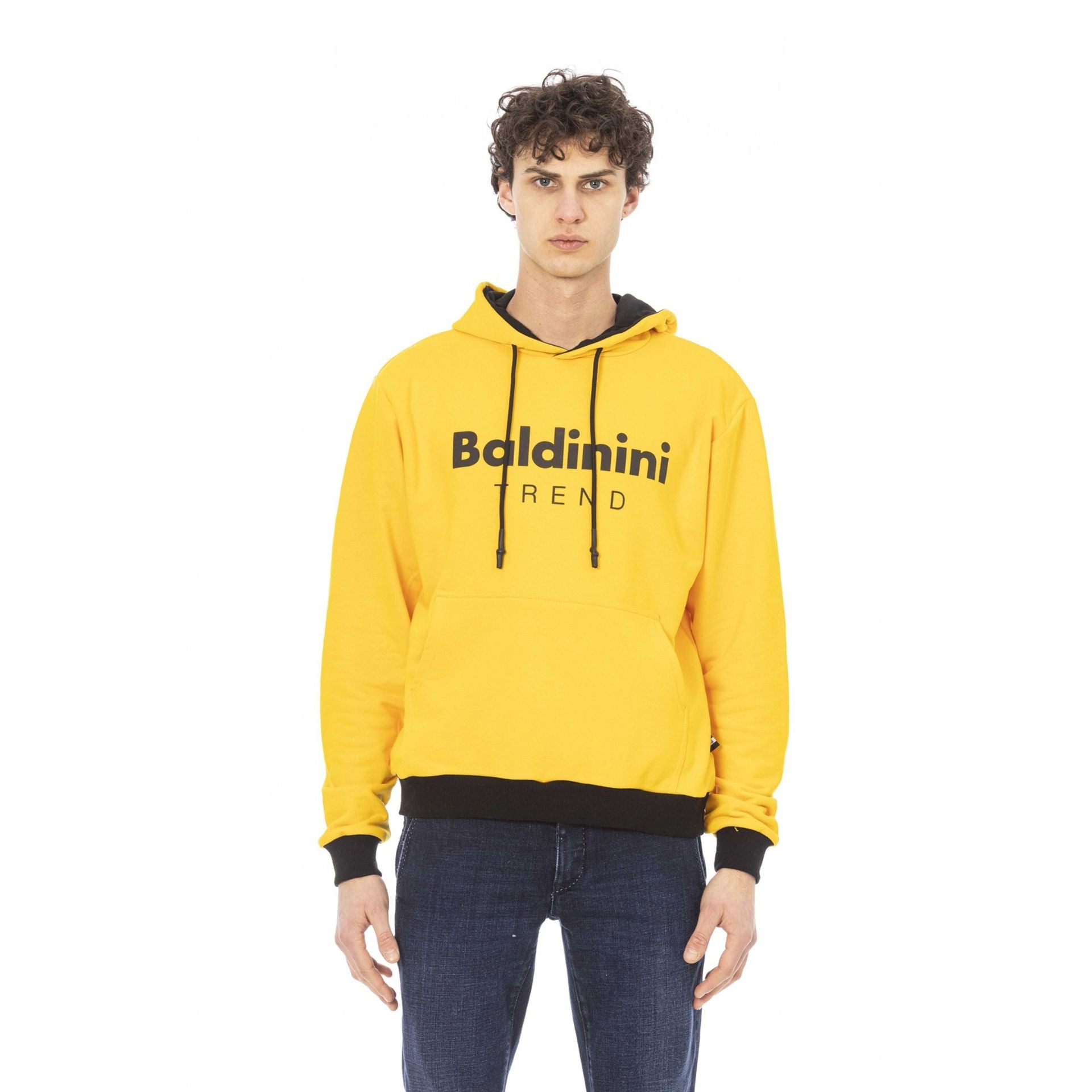 Мъжки суичър с качулка Men’s sweatshirt Baldinini Trend 813141 COMO GIALLO front view