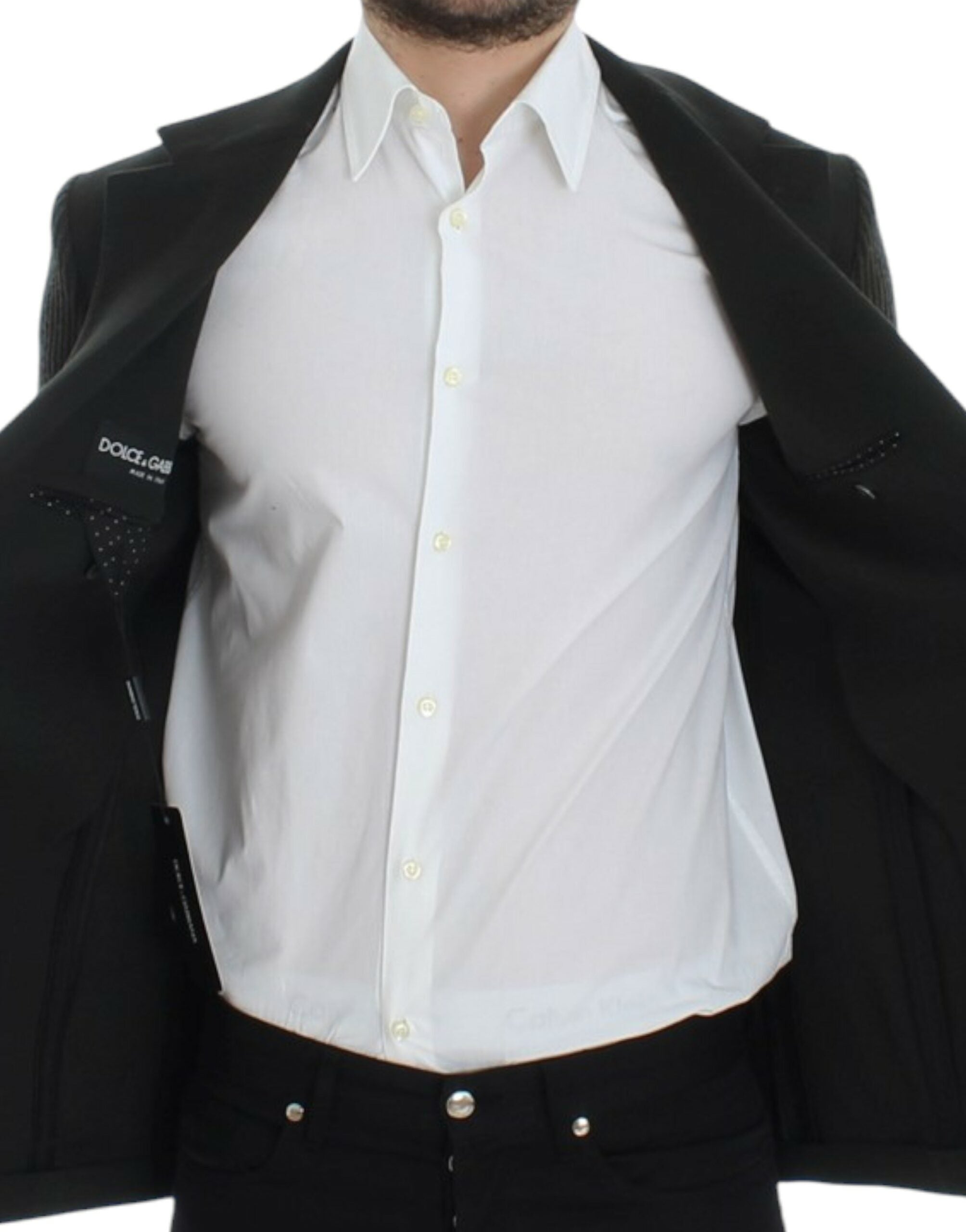 Dolce &amp; Gabbana Елегантно сако от зелен кашмирен блейзър