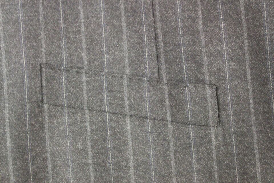 Елегантна рокля на сиви райета Dolce &amp; Gabbana