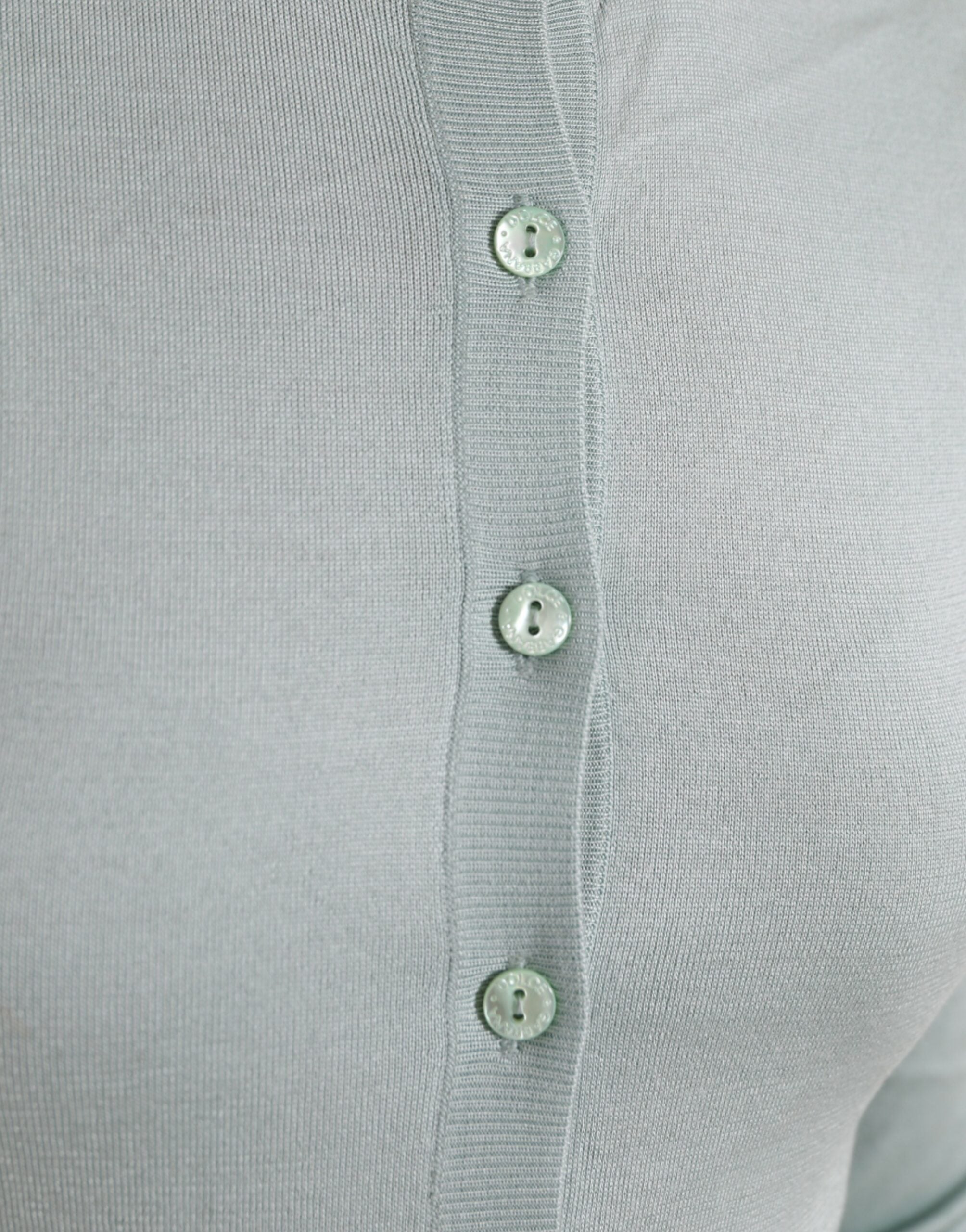 Елегантна светлосиня копринена жилетка Dolce &amp; Gabbana