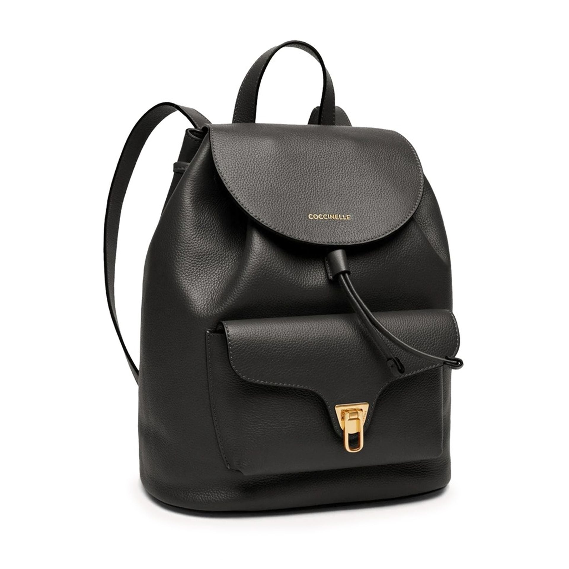 Дамска раница Women’s rucksack Coccinelle E1MF6140101 001 Black angled view
