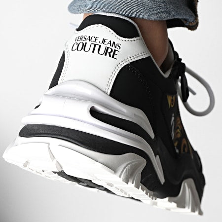 Мъжки маратонки Men’s sneakers Versace Jeans Couture Trail Trek 78YA3SI5 ZSC57 G89 Black / Gold heel view