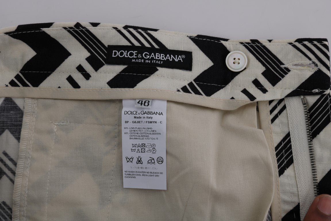 Dolce &amp; Gabbana Ежедневни къси панталони на райе до коляното