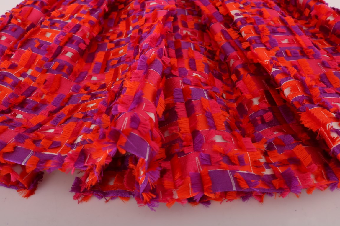 Dolce &amp; Gabbana Елегантна розова рокля без ръкави с А-силует