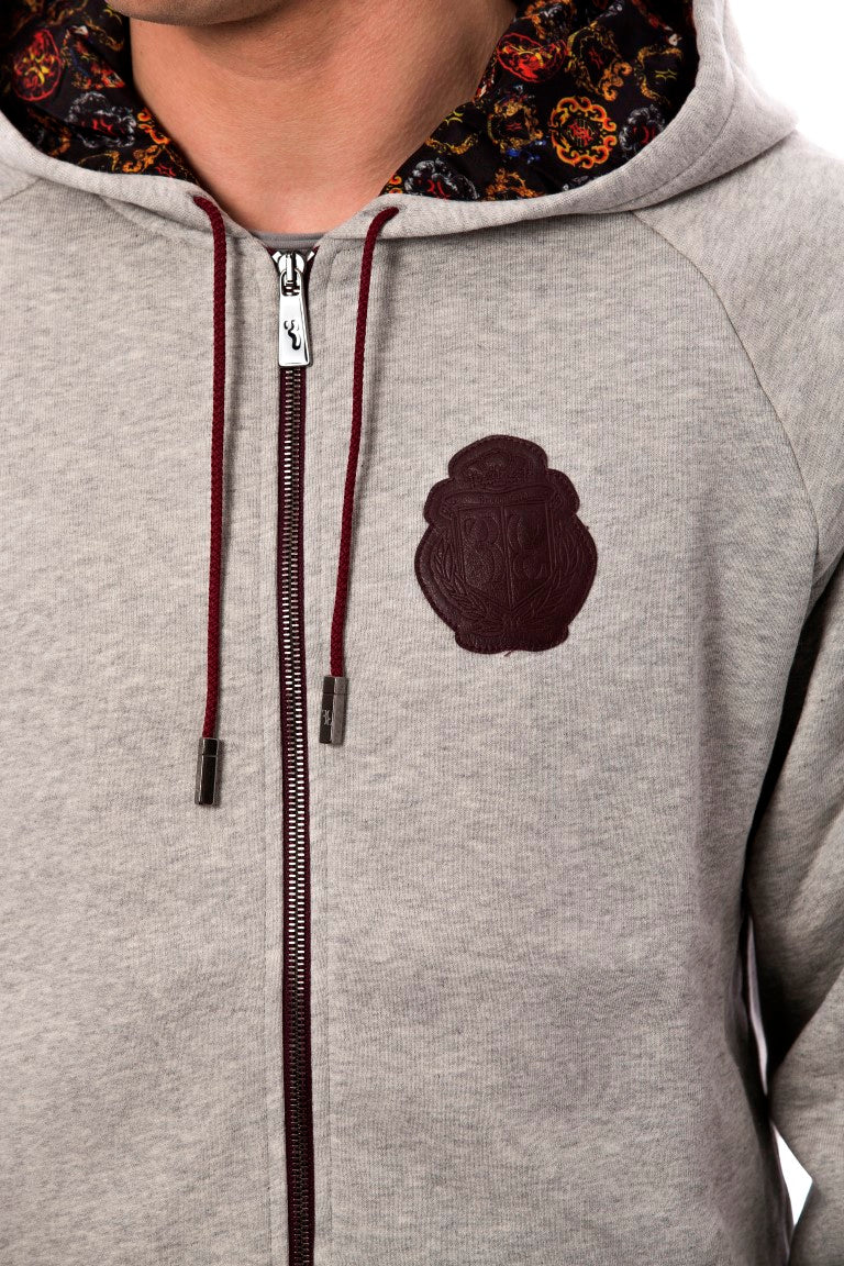 Елегантен ансамбъл от сив памучен анцуг Billionaire Italian Couture