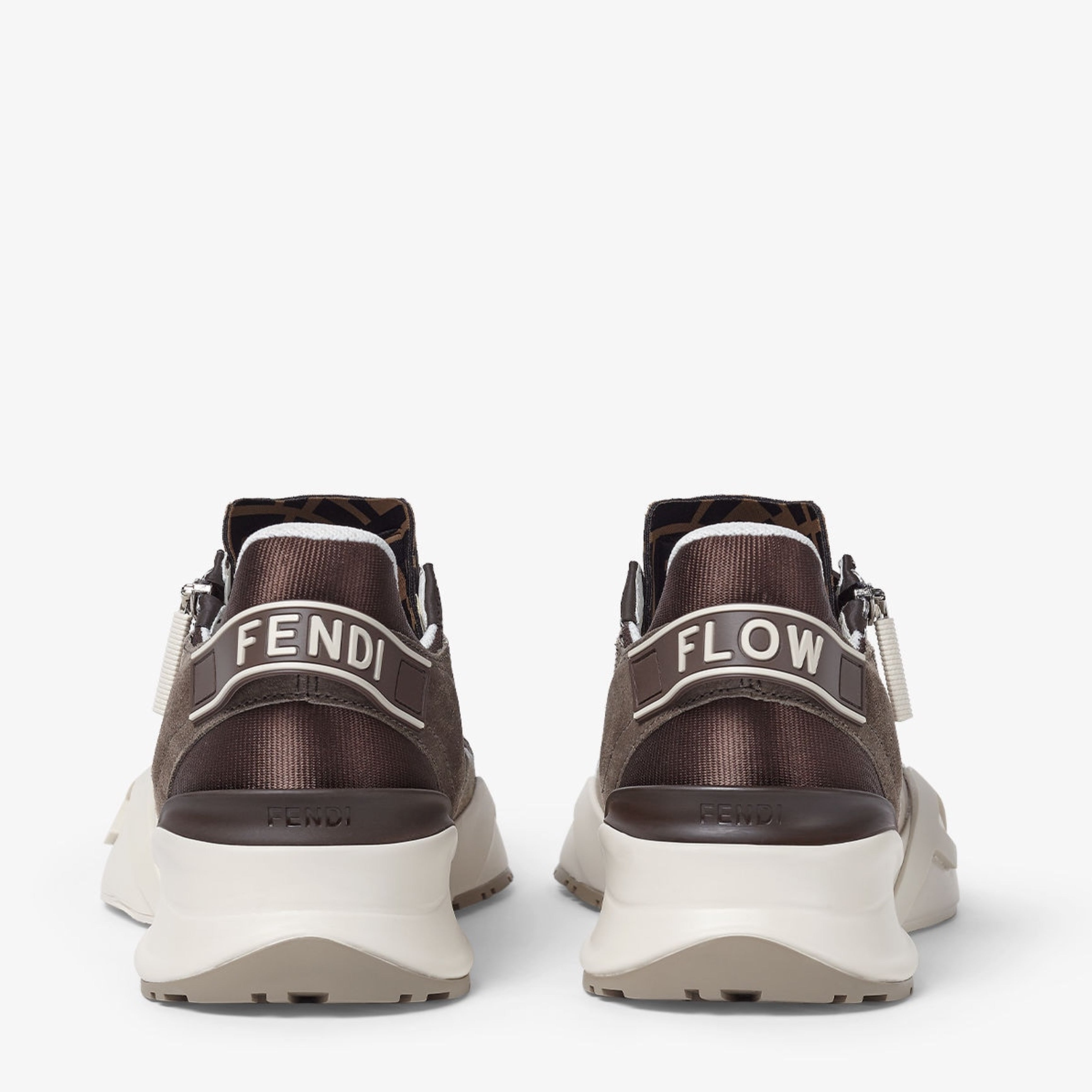 Мъжки луксозни маратонки Men’s sneakers FENDI Flow 7E1766AU2OF1SVP Beige heels view