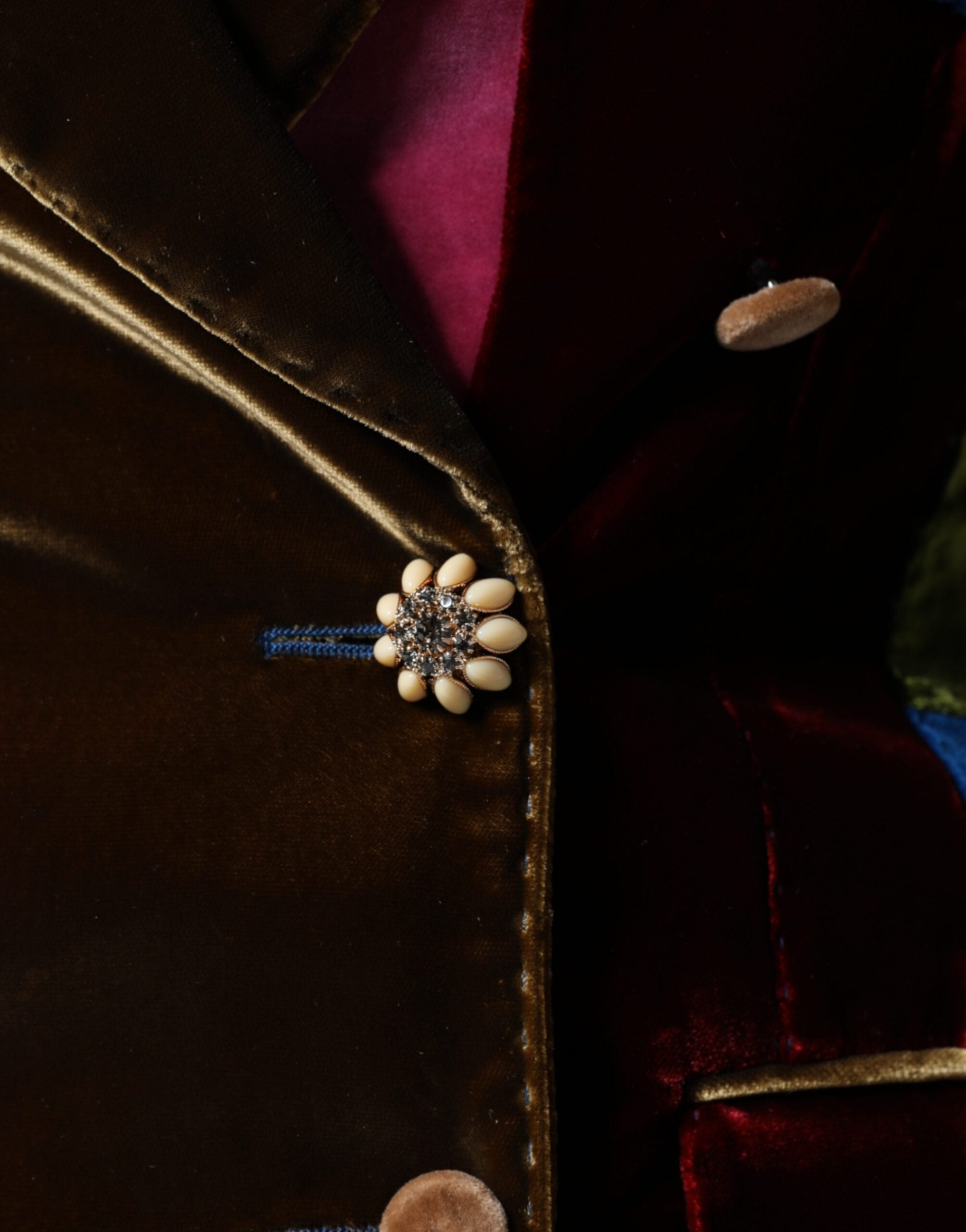 Dolce &amp; Gabbana Многоцветно двуредно сако с пачуърк