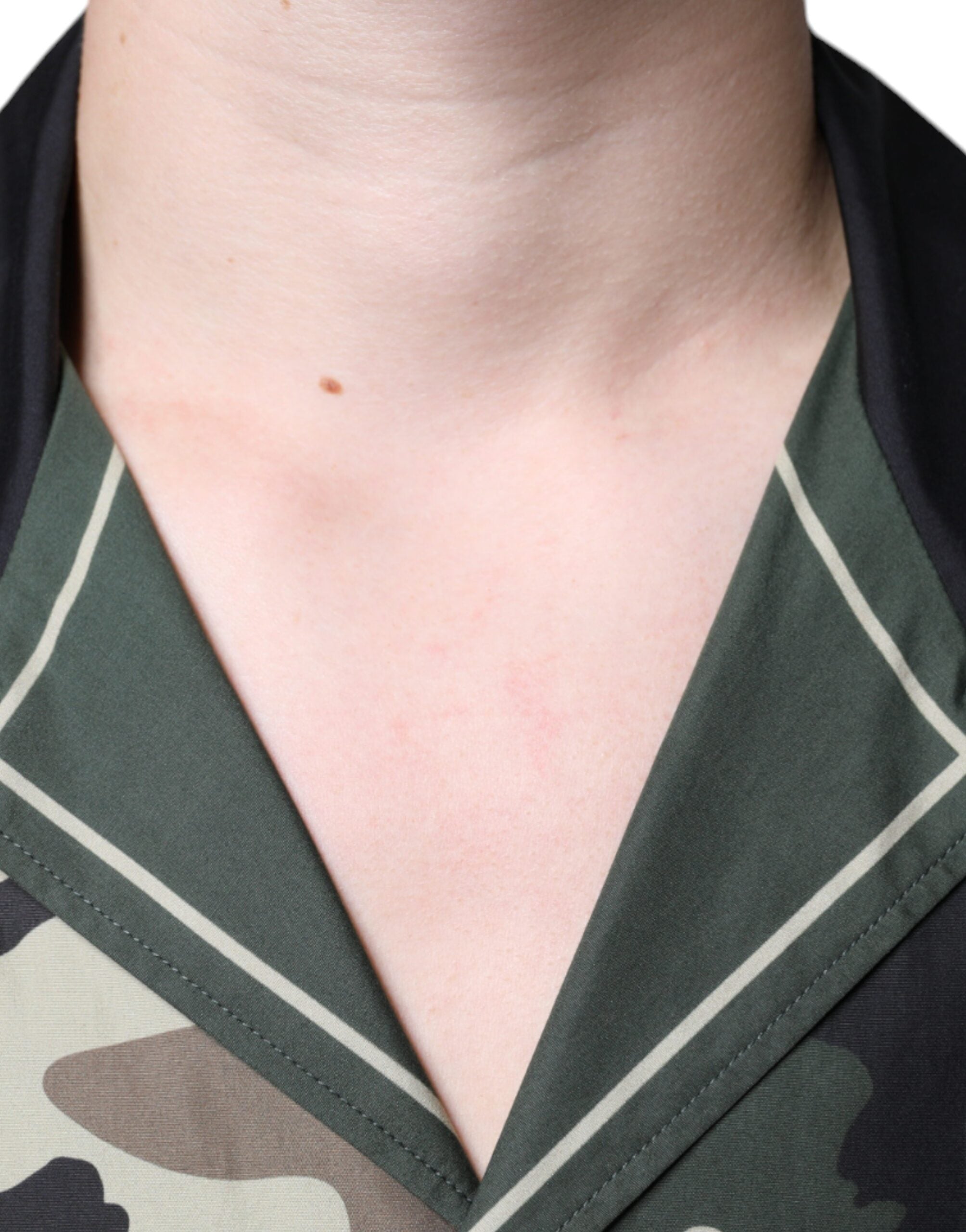 Dolce &amp; Gabbana многоцветна камуфлажна мъжка ежедневна риза с копчета