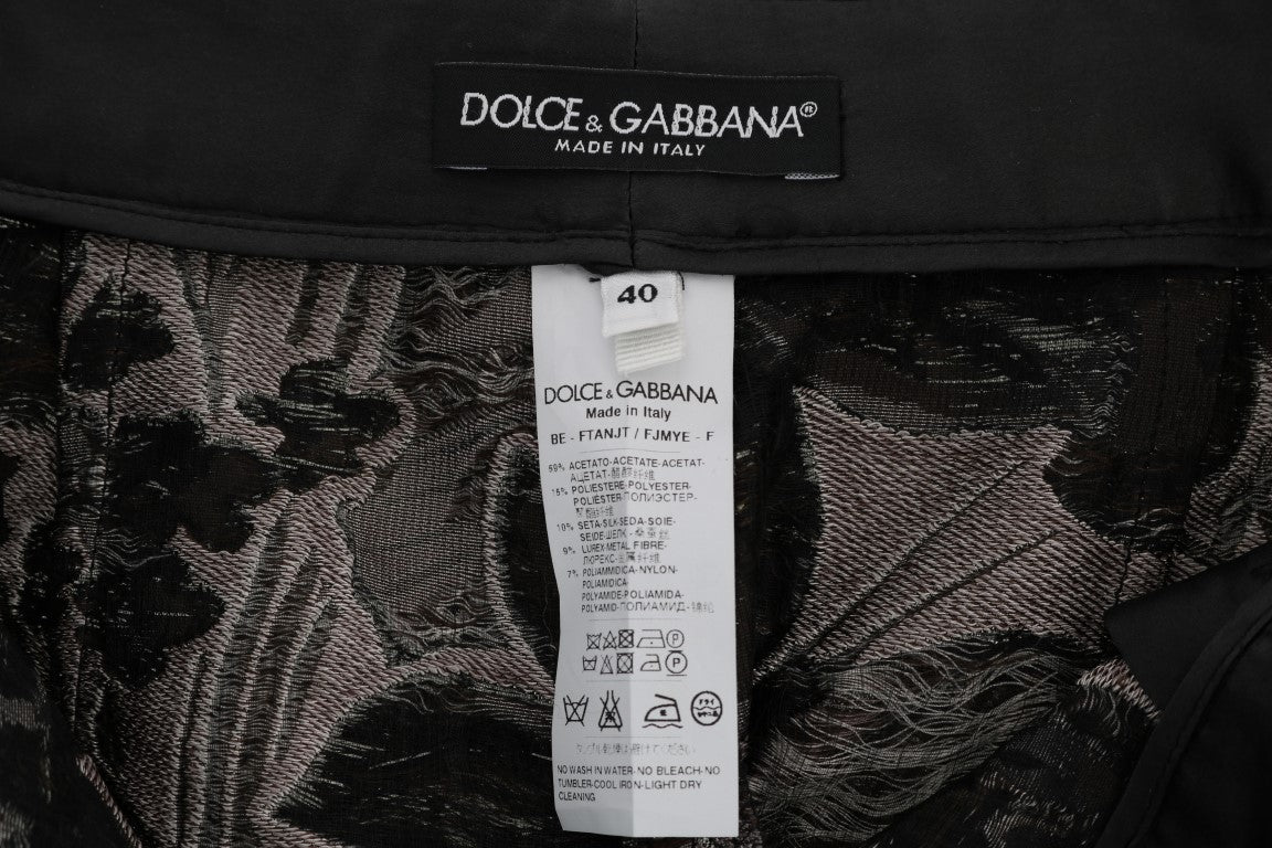 Елегантни шорти от брокат с висока талия Dolce &amp; Gabbana