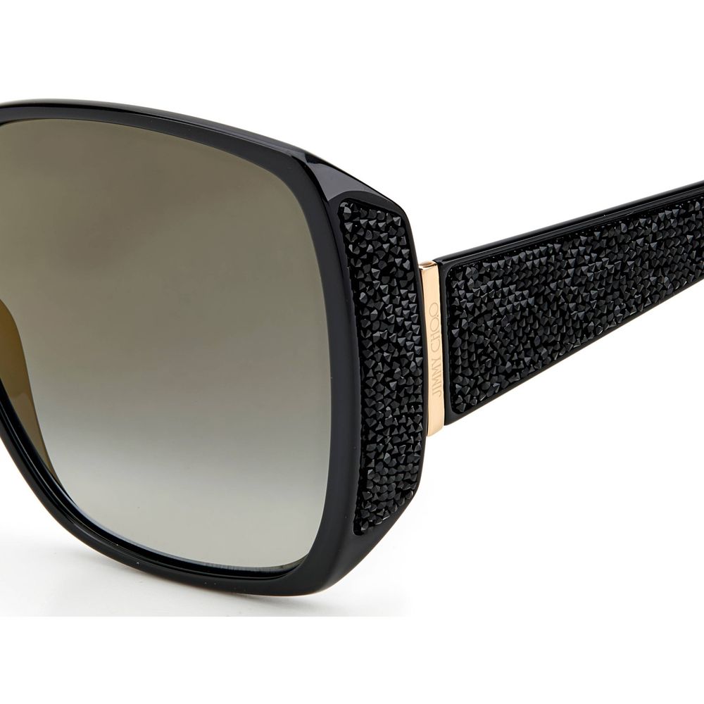 Черни пластмасови слънчеви очила Jimmy Choo