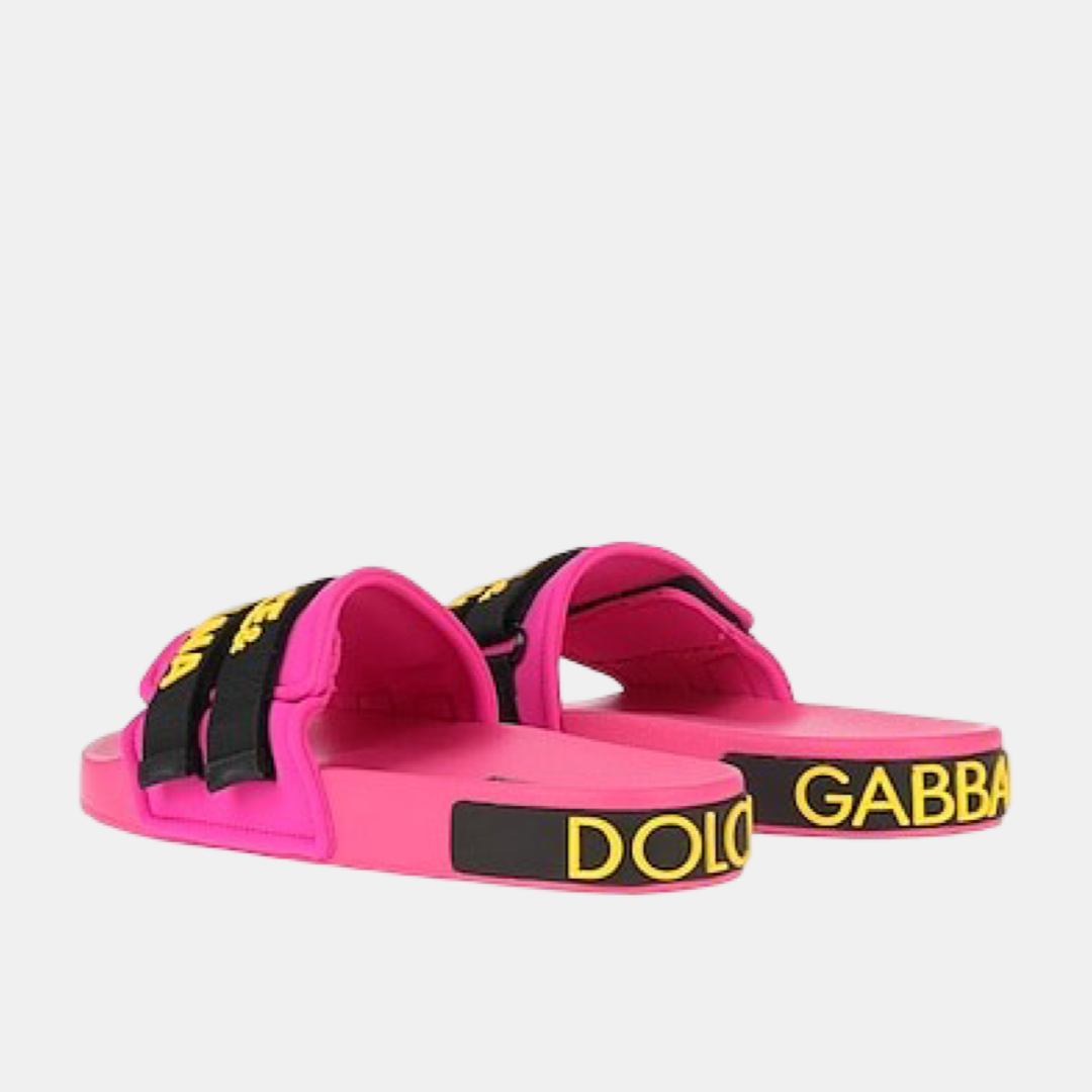 Дамски розови чехли Dolce & Gabbana Women Slippers
