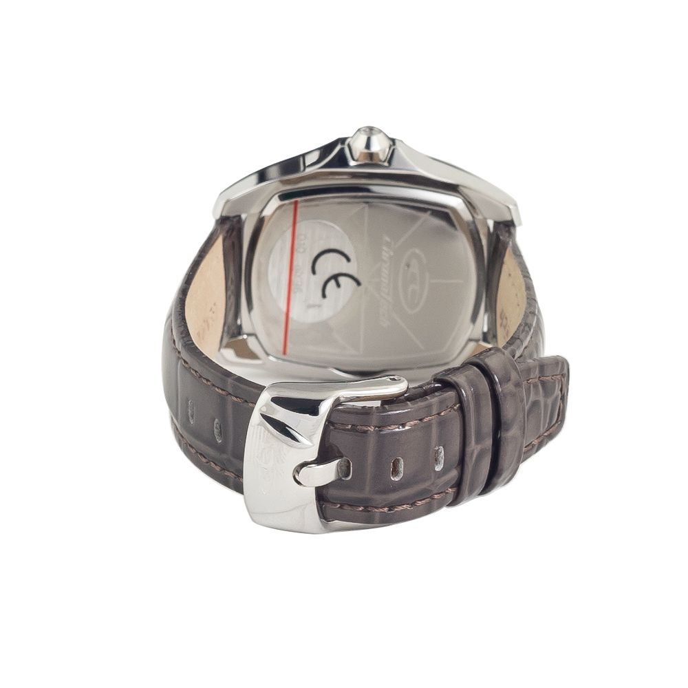 Черен кожен часовник Chronotech