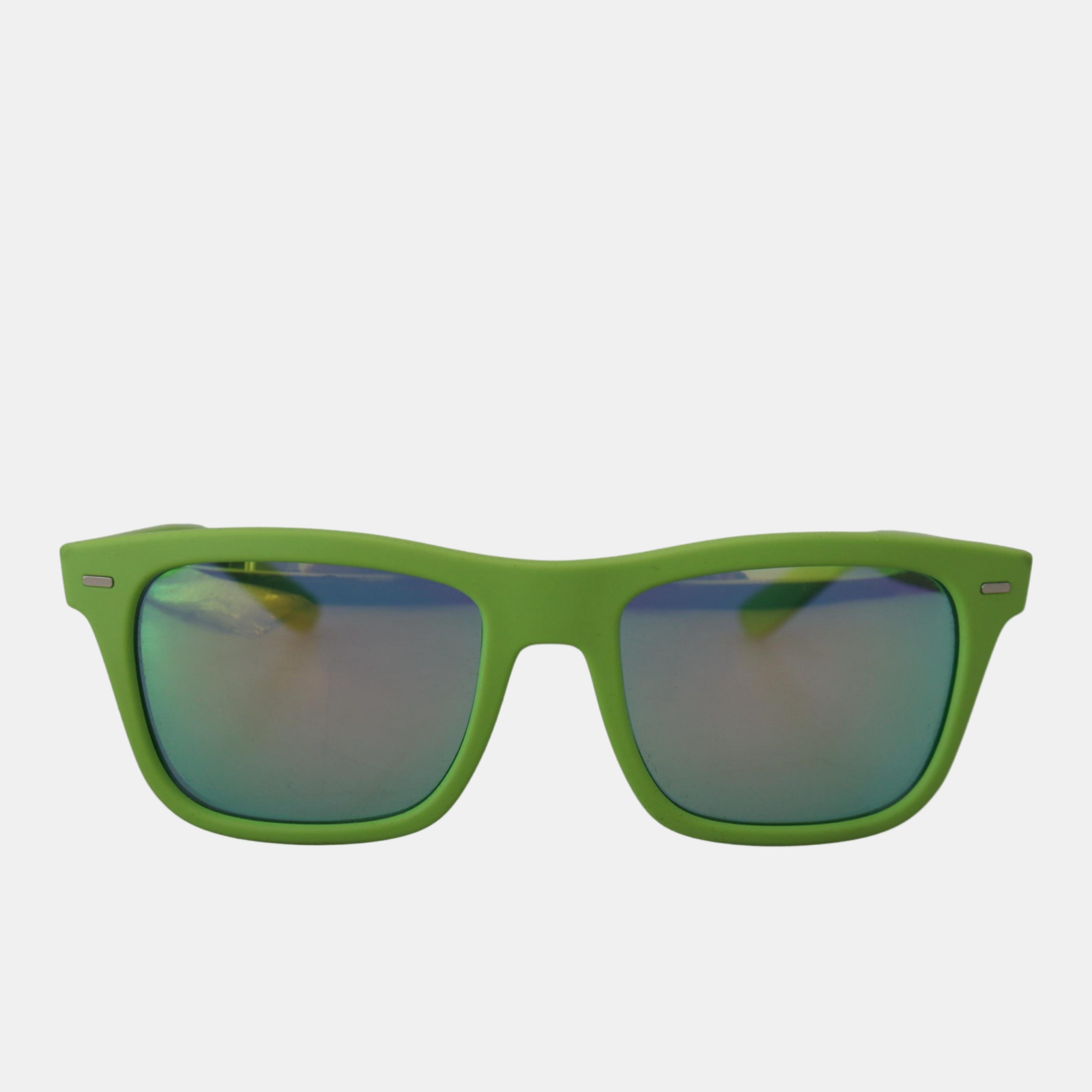 Dolce &amp; Gabbana Acid Green Chic слънчеви очила с пълна рамка