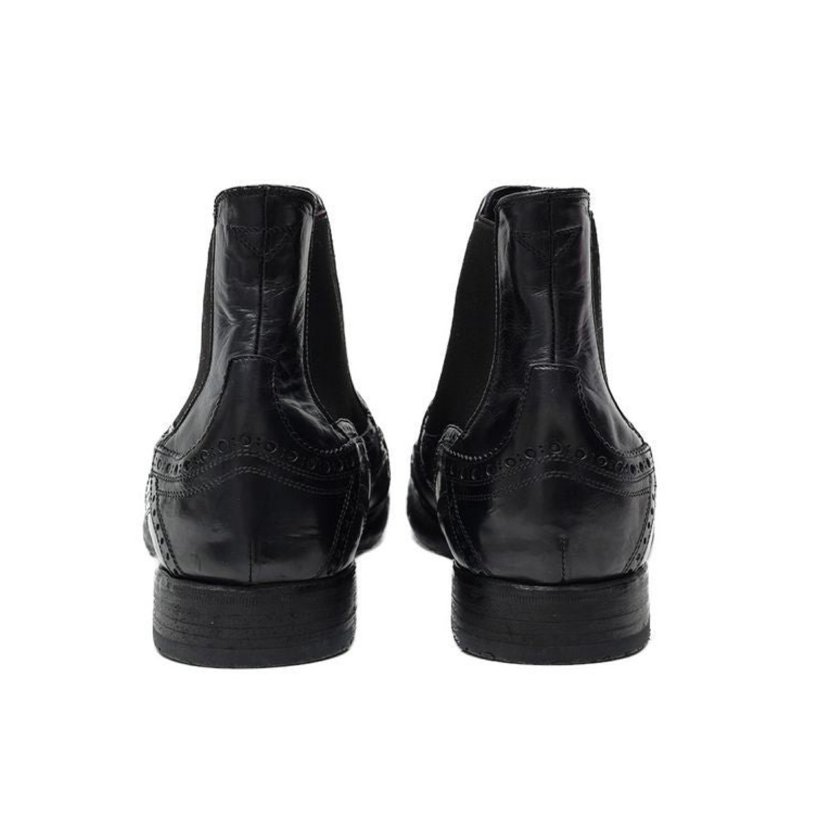 Dolce & Gabbana Michelangelo Men Chelsea Boots A60354 A18288 0999 Heel View