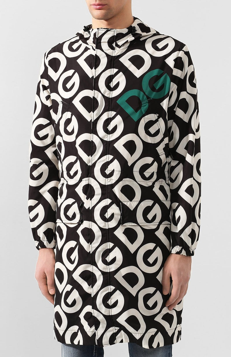 Мъжко дълго яке Men’s hooded long jacket DOLCE & GABBANA G9QP1T HSM1C HN92A close up view