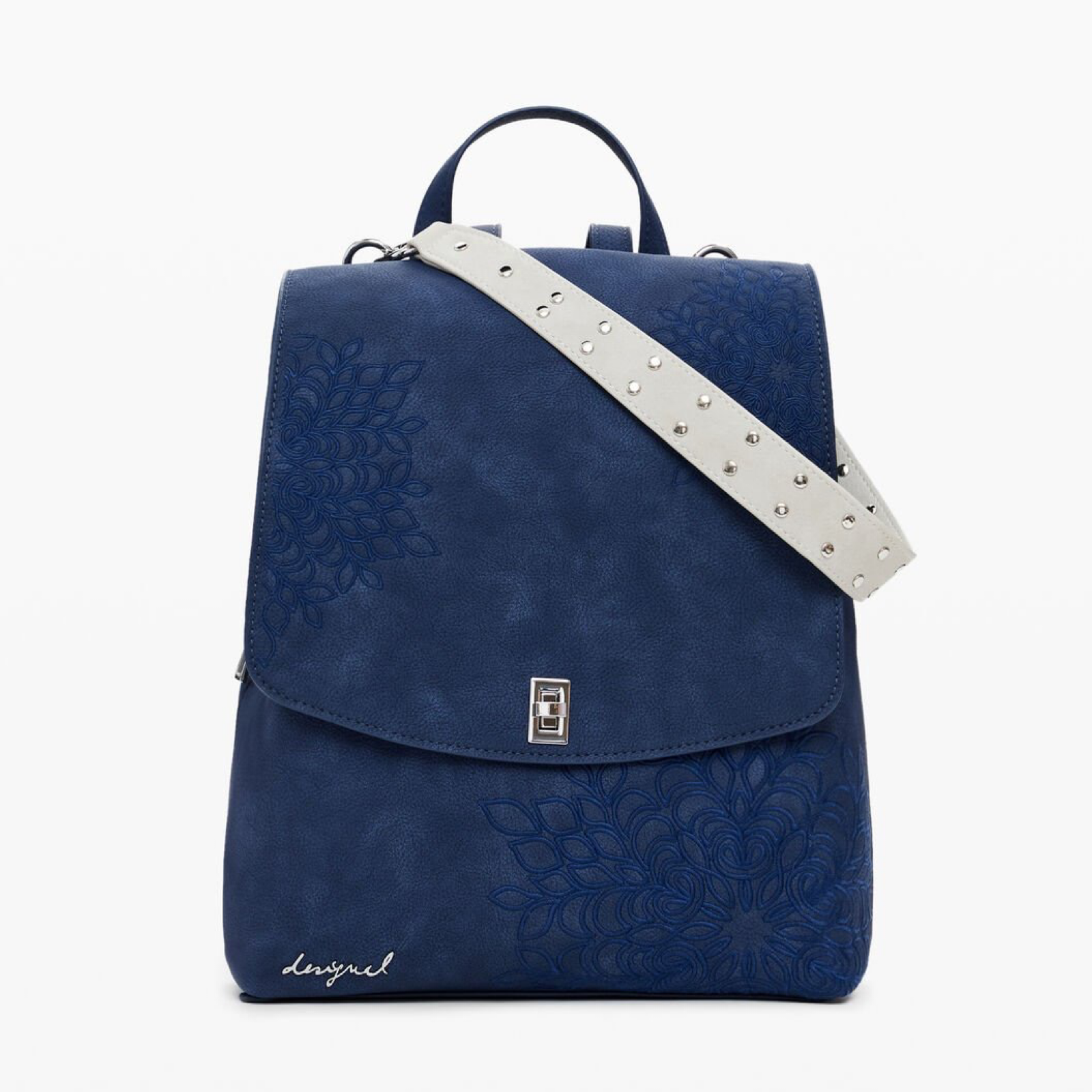 Дамска синя раница Desigual Women Rucksack 25WAKP34 Front View