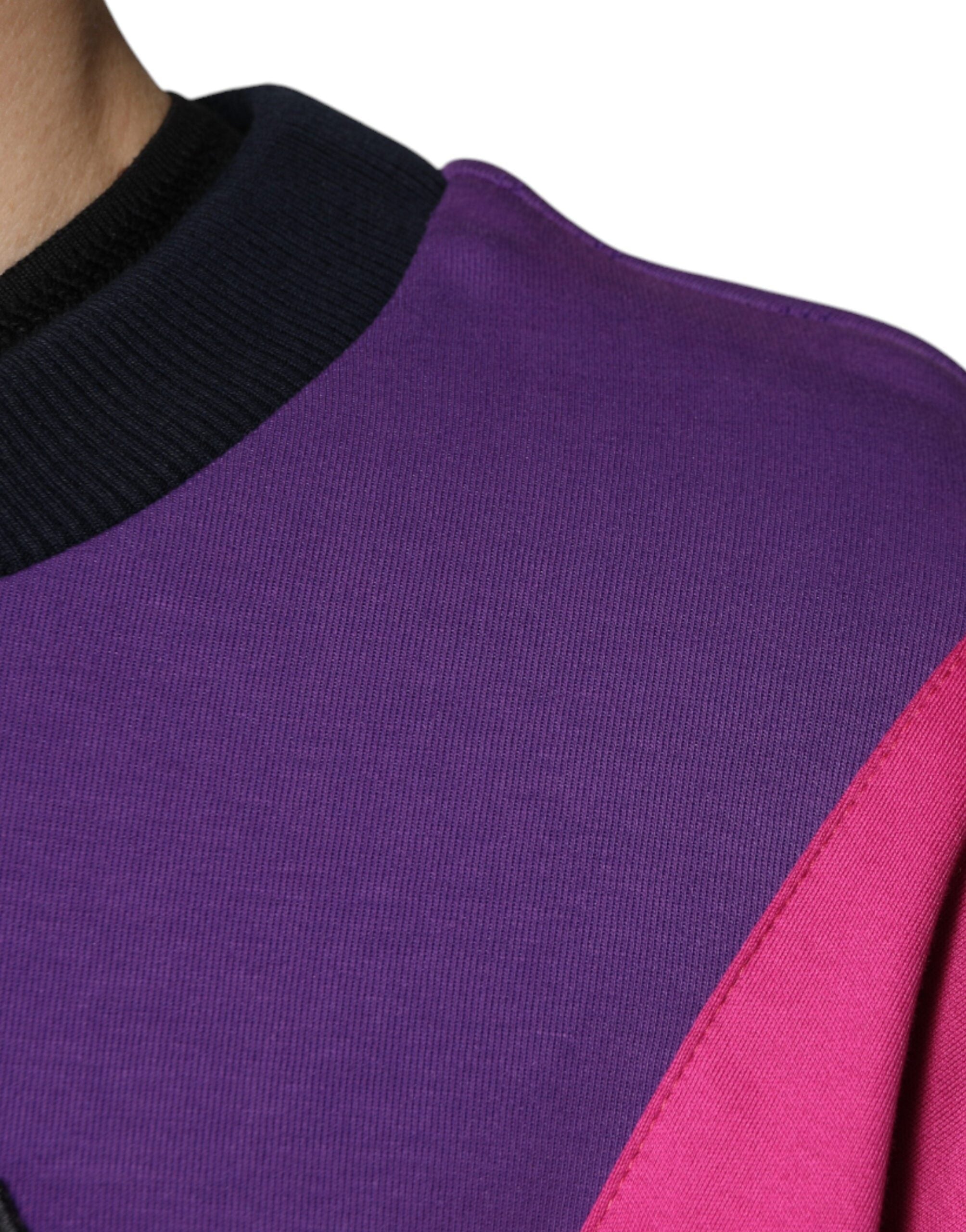 Dolce &amp; Gabbana Многоцветен мъжки пуловер с кръгло деколте